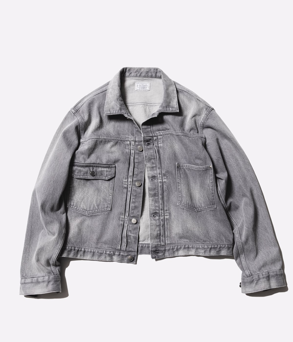 Unlikely Time Travel Trucker Jacket Gray Denim | Unlikely(アンライ