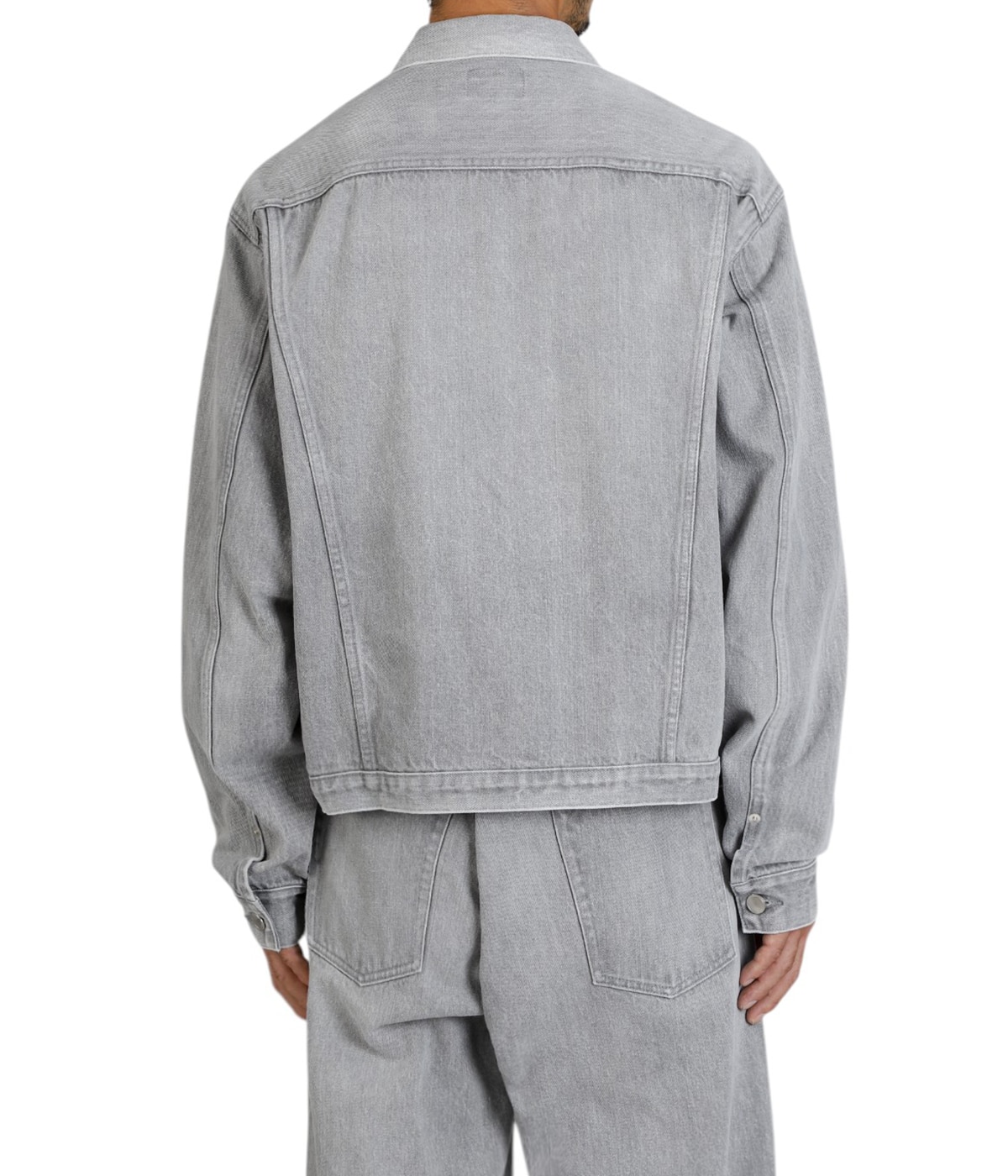 ジャケット・アウター UNLIKELY TIME TRAVEL TRUCKER JACKET Unlikely Time Travel Trucker Jacket Gray Denim | Unlikely