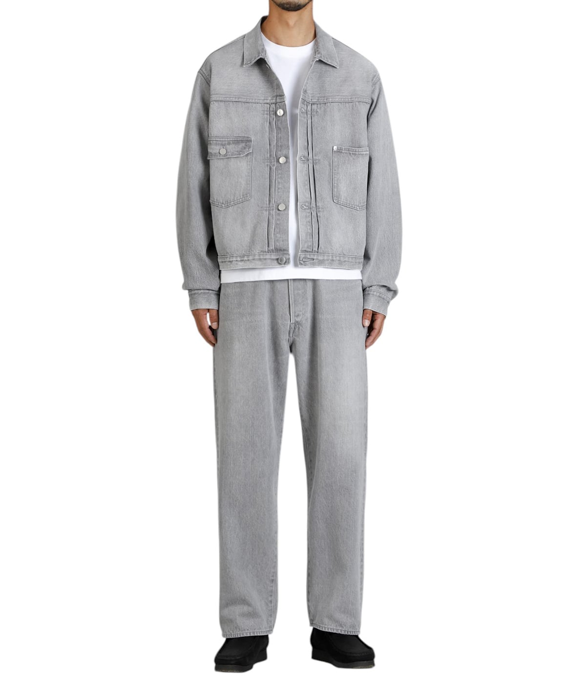 Unlikely Time Travel Jean Wide Gray Denim | Unlikely(アンライ