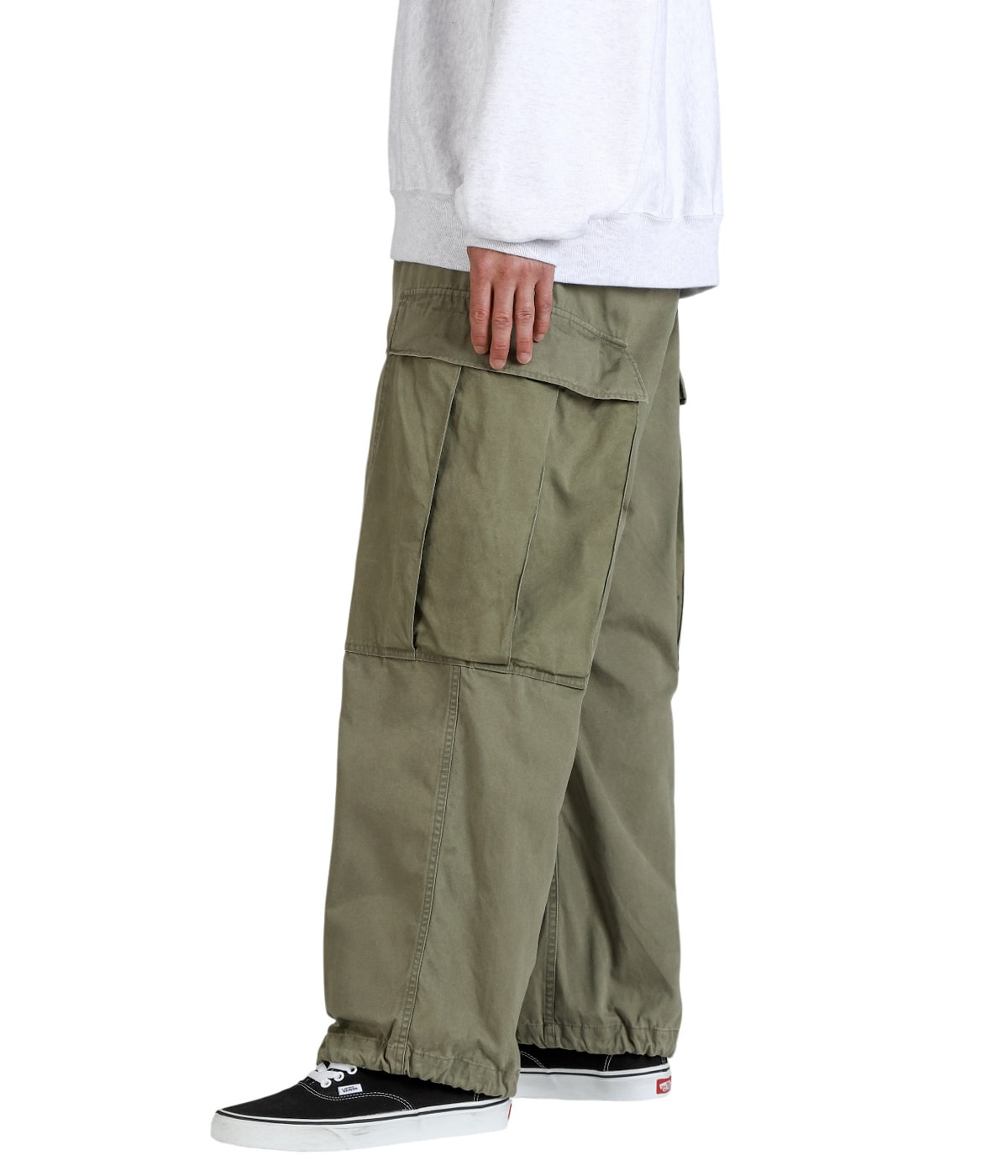 177 新品タグ付き PGG 定価35200円 起毛ロングパンツ 5 L カーキ 楽天市場】裾ドロストカーゴパンツ パンツ レディース 送料無料