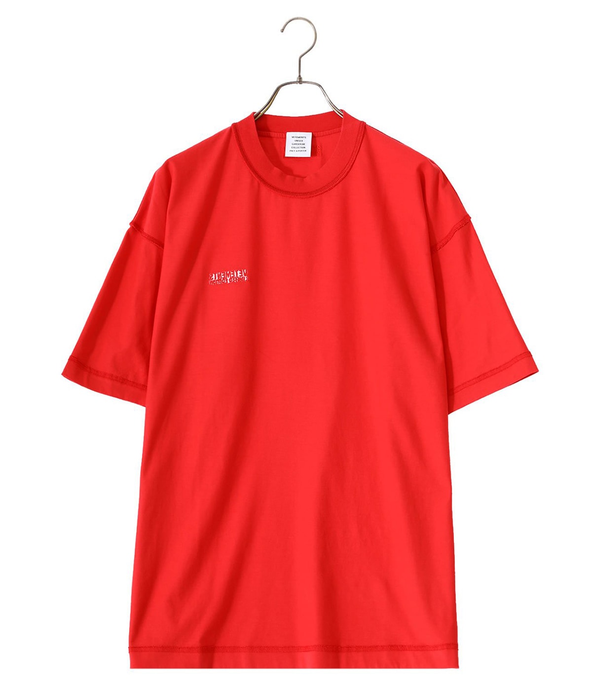 ALL RED INSIDE OUT T-SHIRT