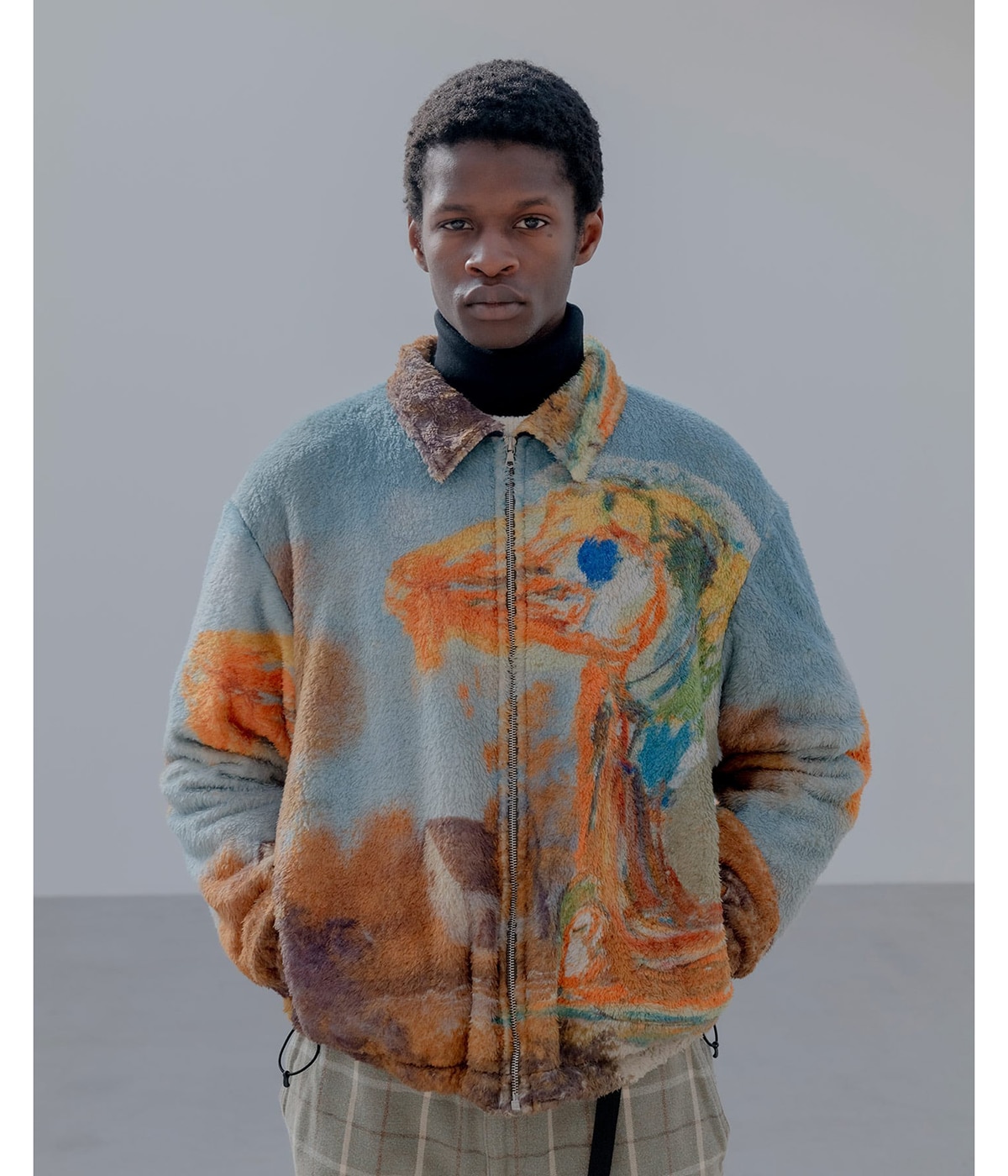 ASGER JORN : PAINTING FLEECE BLOUSON | uniform experiment