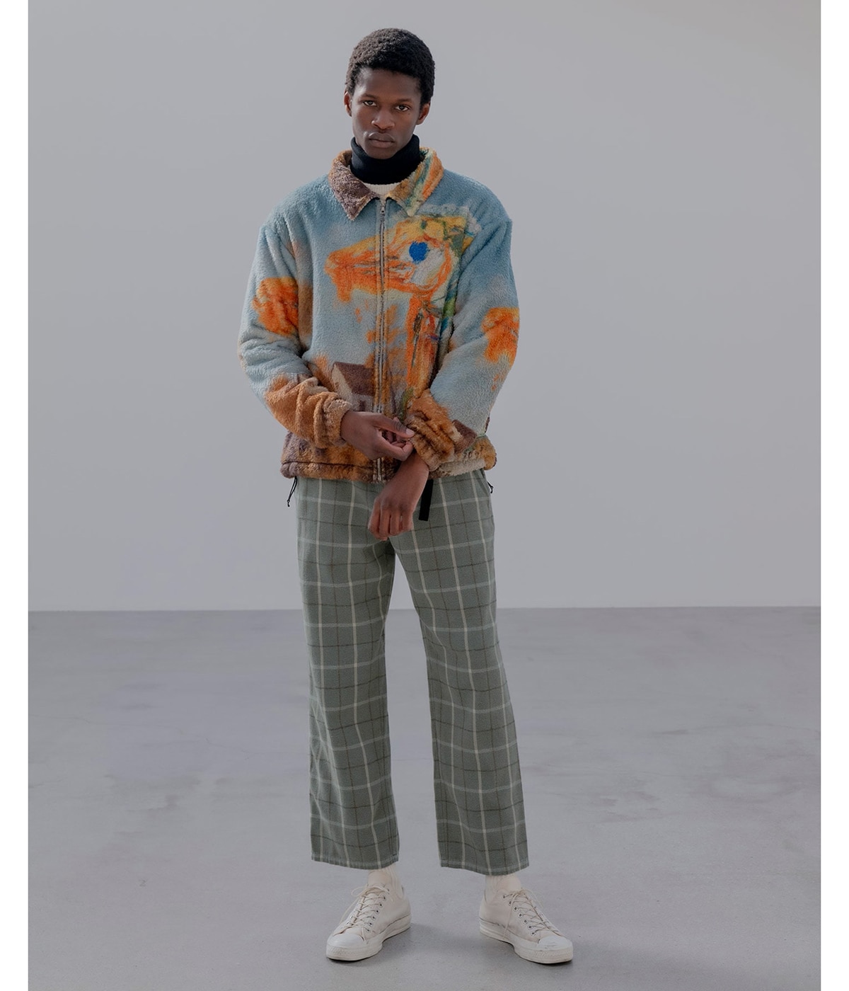 ASGER JORN : PAINTING FLEECE BLOUSON | uniform experiment