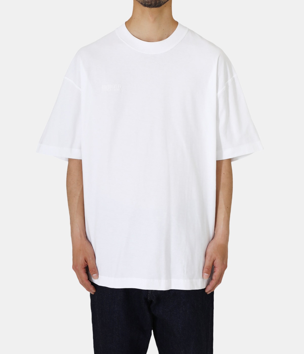 ALL WHITE INSIDE-OUT T-SHIRT | VETEMENTS(ヴェトモン