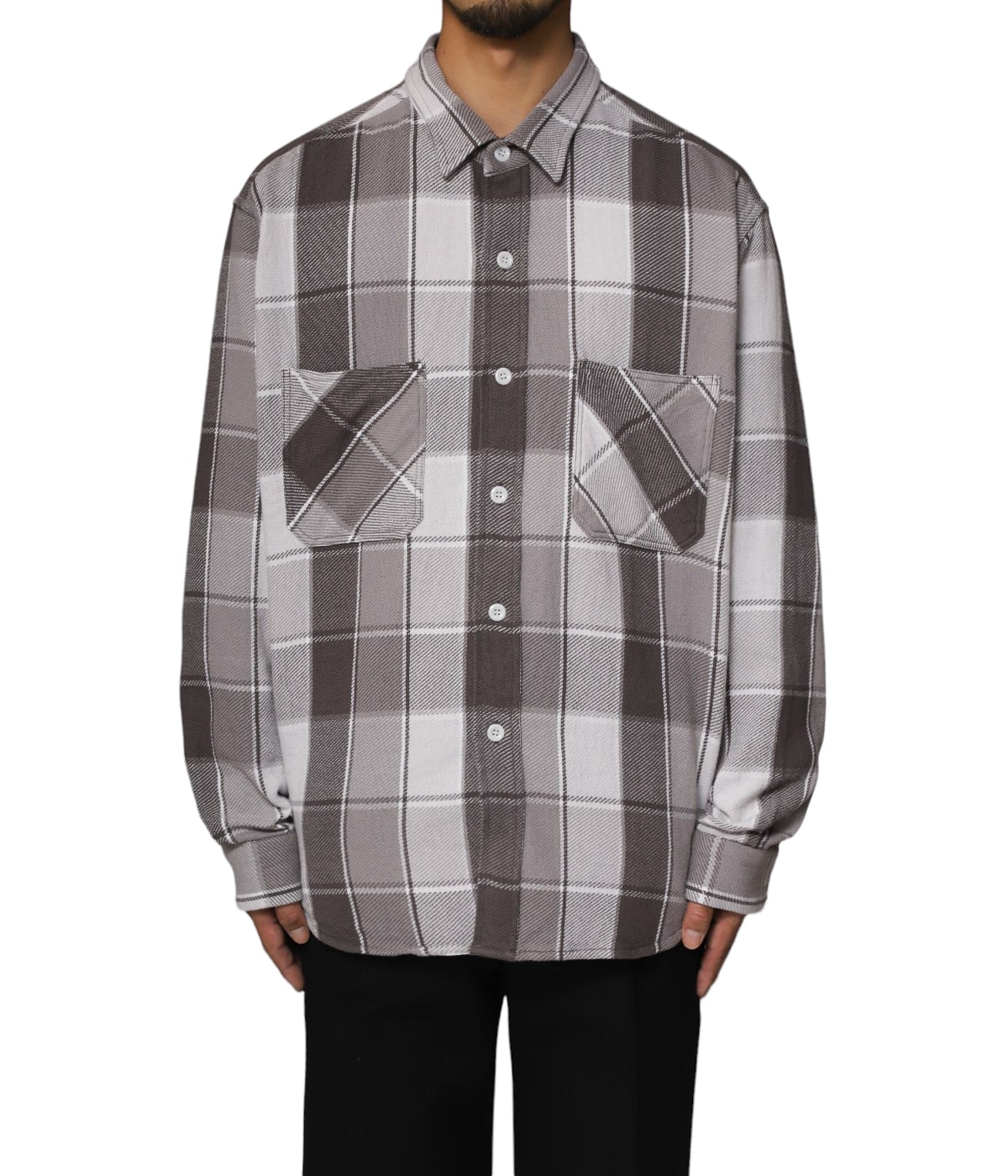 Long sleeve check shirt | UNUSED(アンユーズド) / トップス