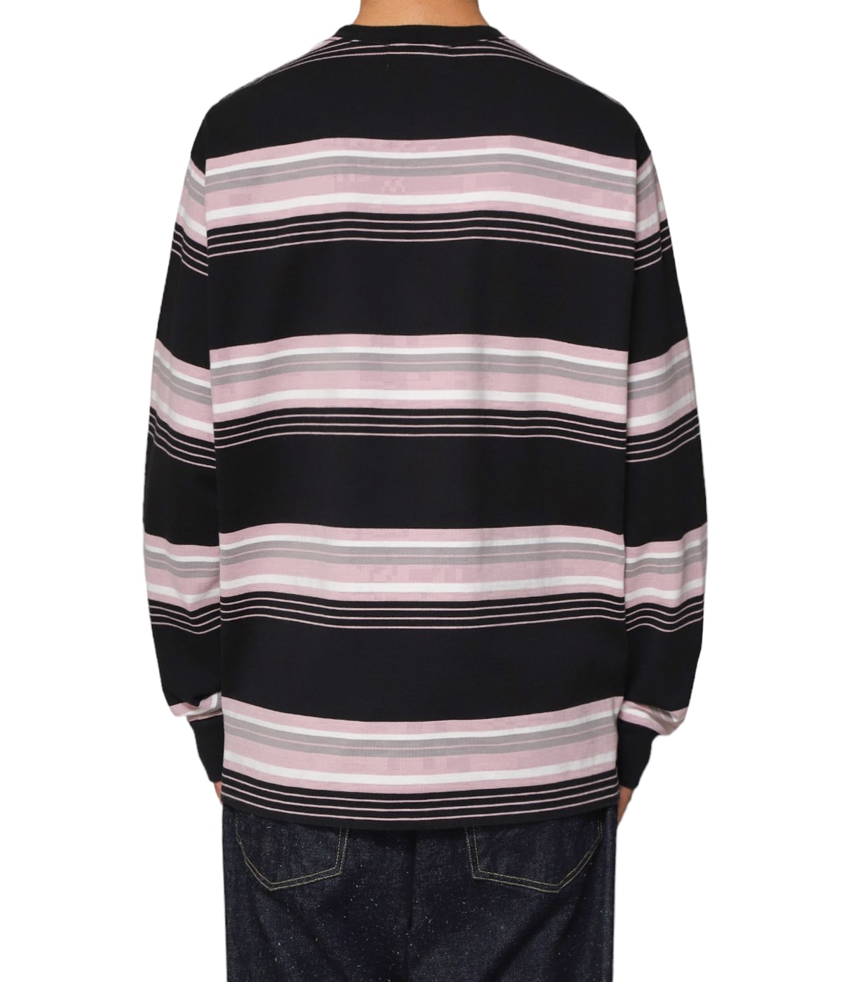 Long-sleeve border T-shirt | UNUSED(アンユーズド) / トップス