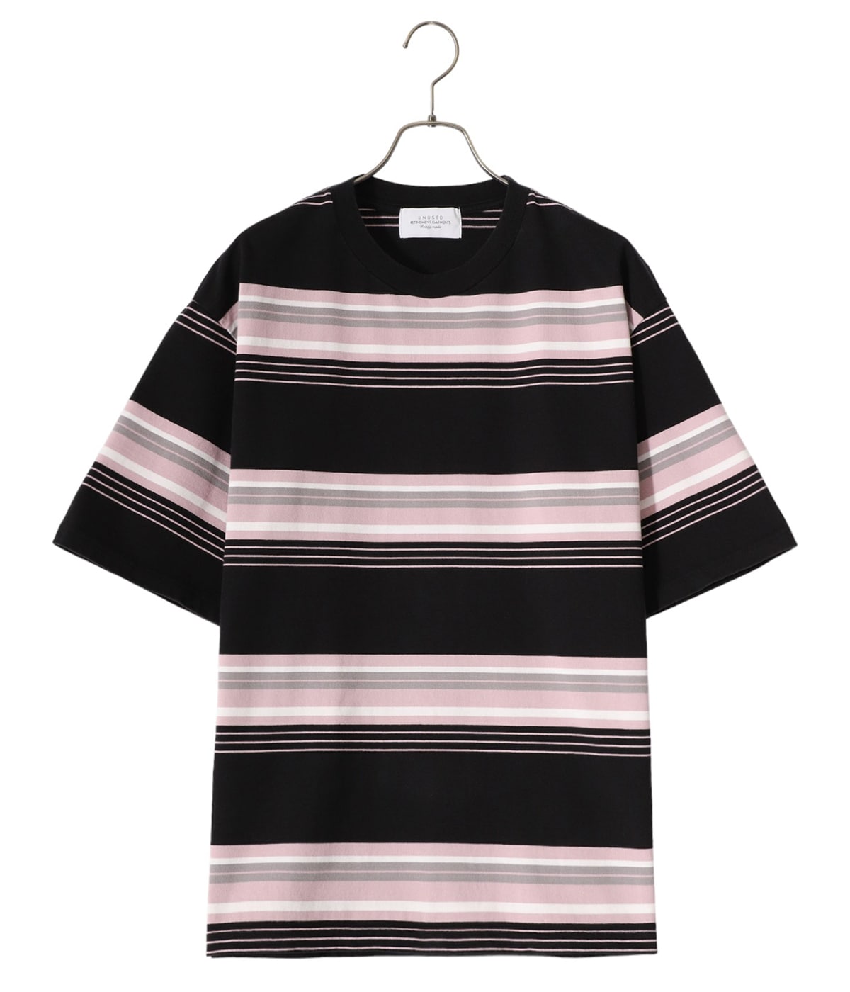 Border short sleeve T-shirt | UNUSED(アンユーズド