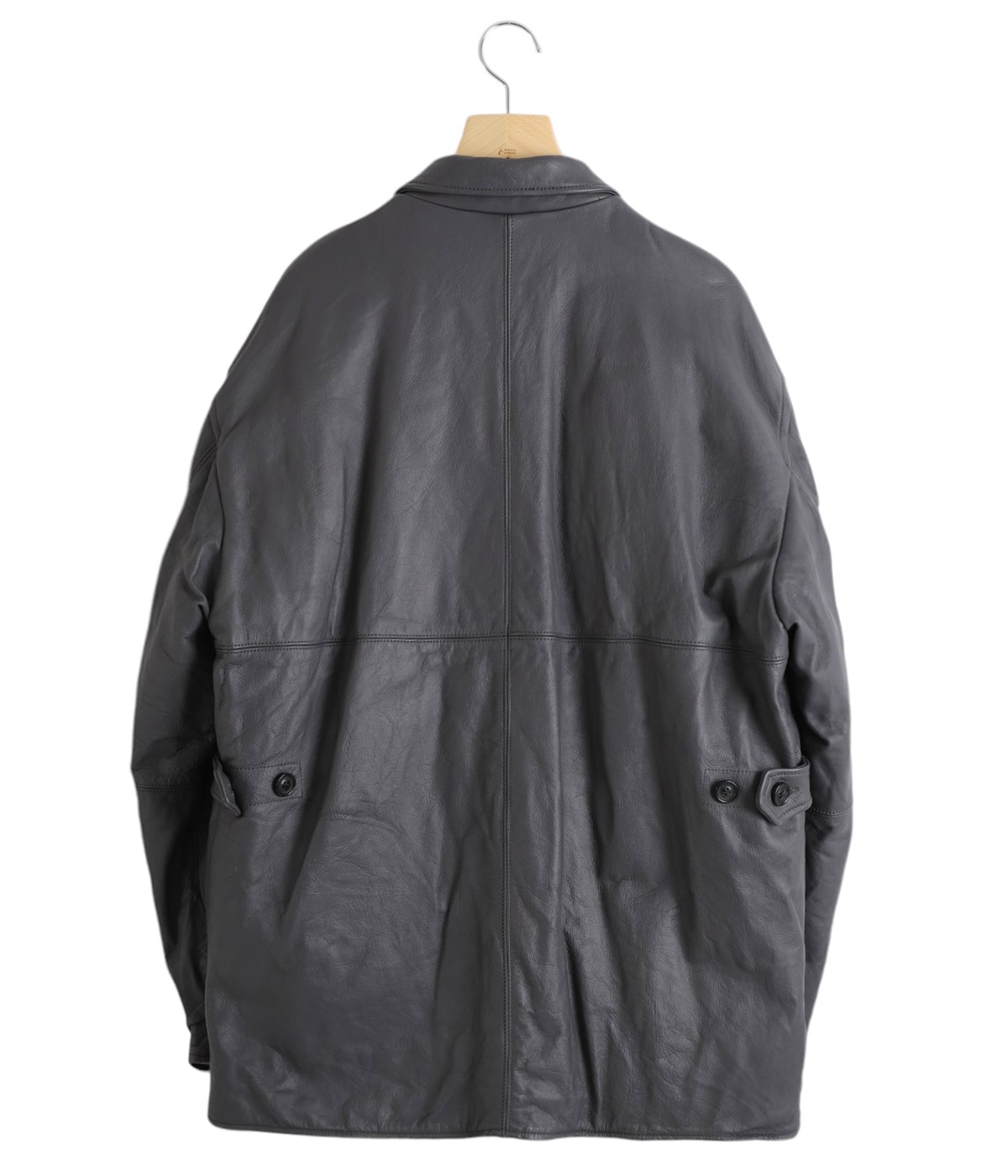Leather car coat | UNUSED(アンユーズド) / アウター レザー