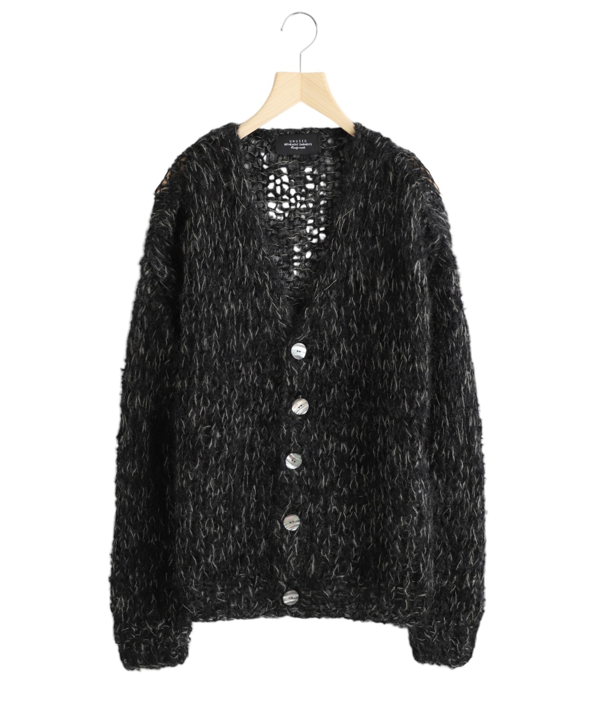トップス unused mohair crew neck cardigan Mohair Plush Mélange Crew Neck Cardigan | EILEEN FISHER
