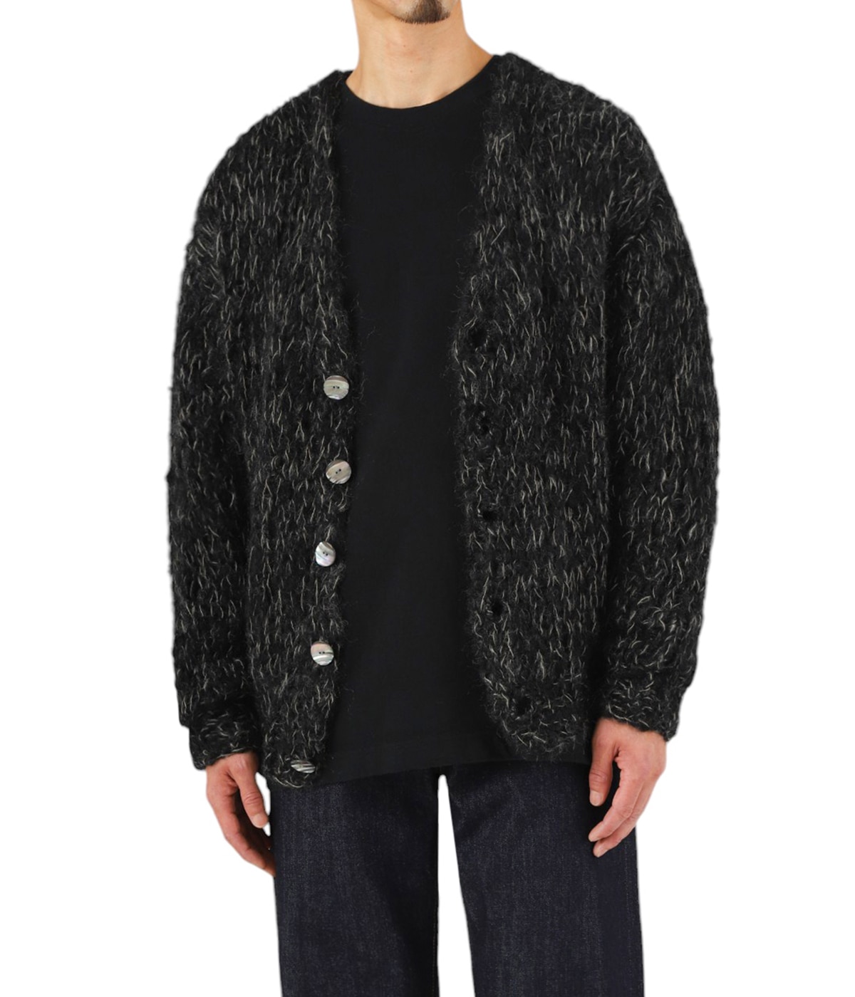 Mohair knit cardigan | UNUSED(アンユーズド) / トップス