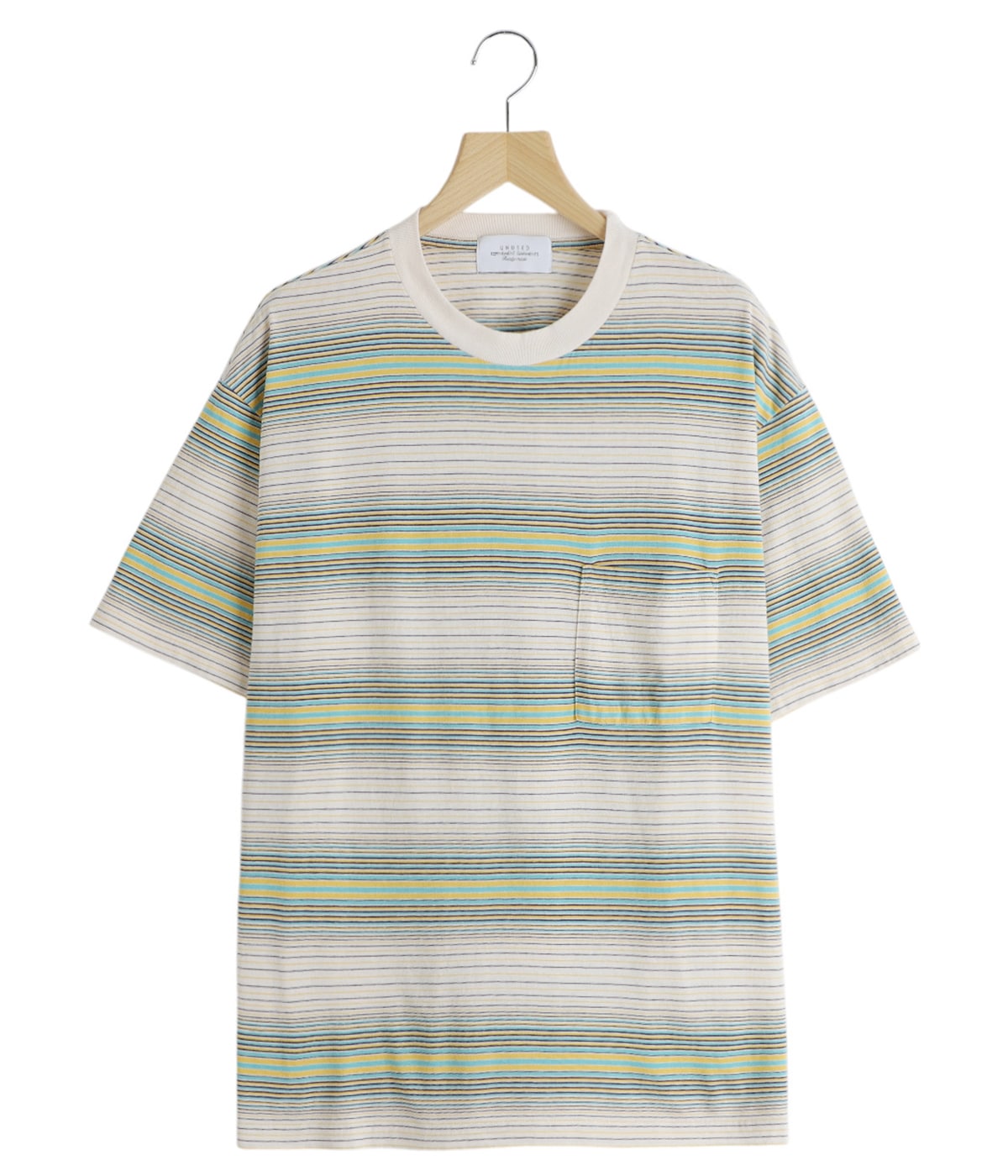 UNUSED Border short sleeve Tシャツ Border short sleeve T-shirt | UNUSED(アンユーズド