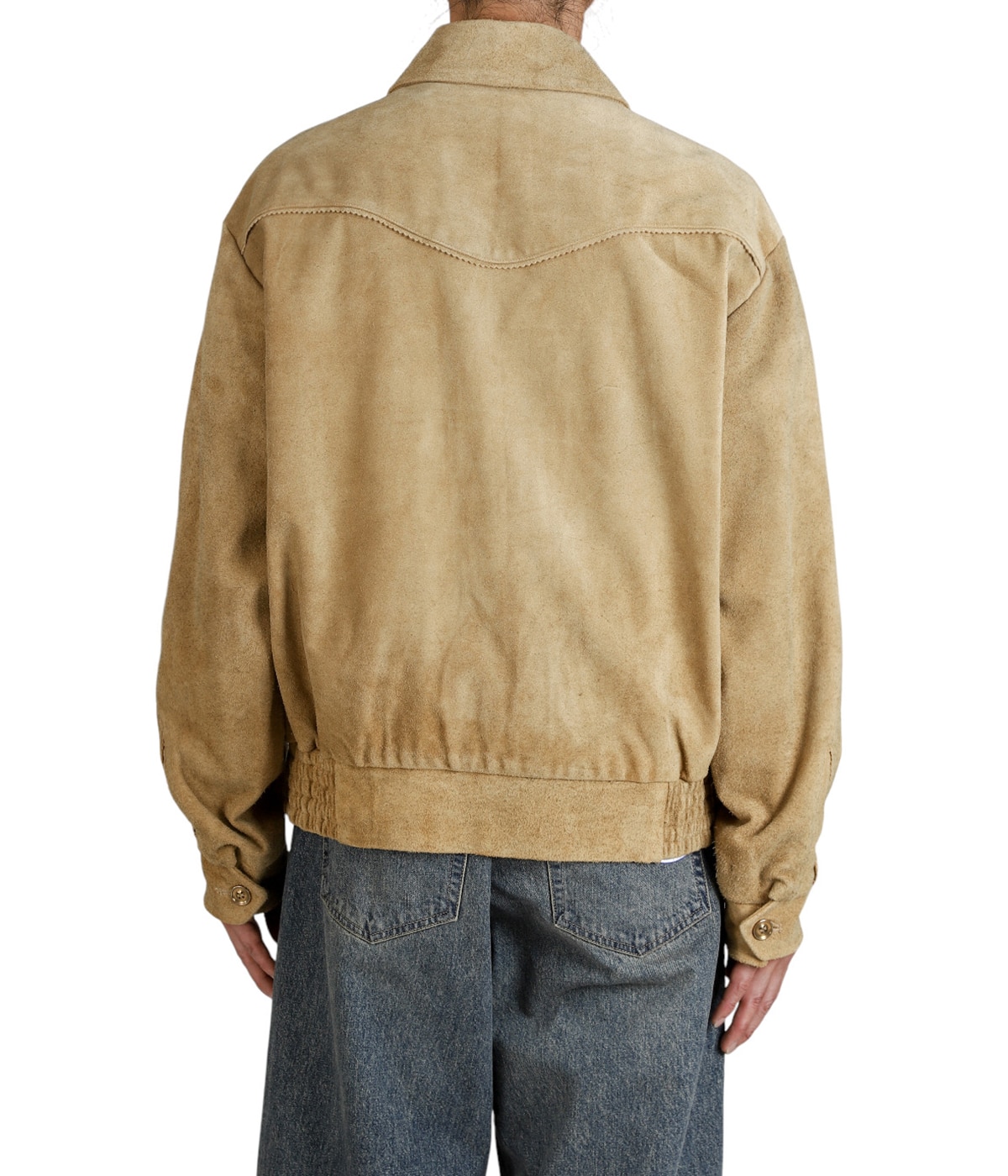 アンユーズド　レザー　スエードジャケット　サイズ2 UNUSED(アンユーズド) スエードジャケット ブラウン サイズ 4