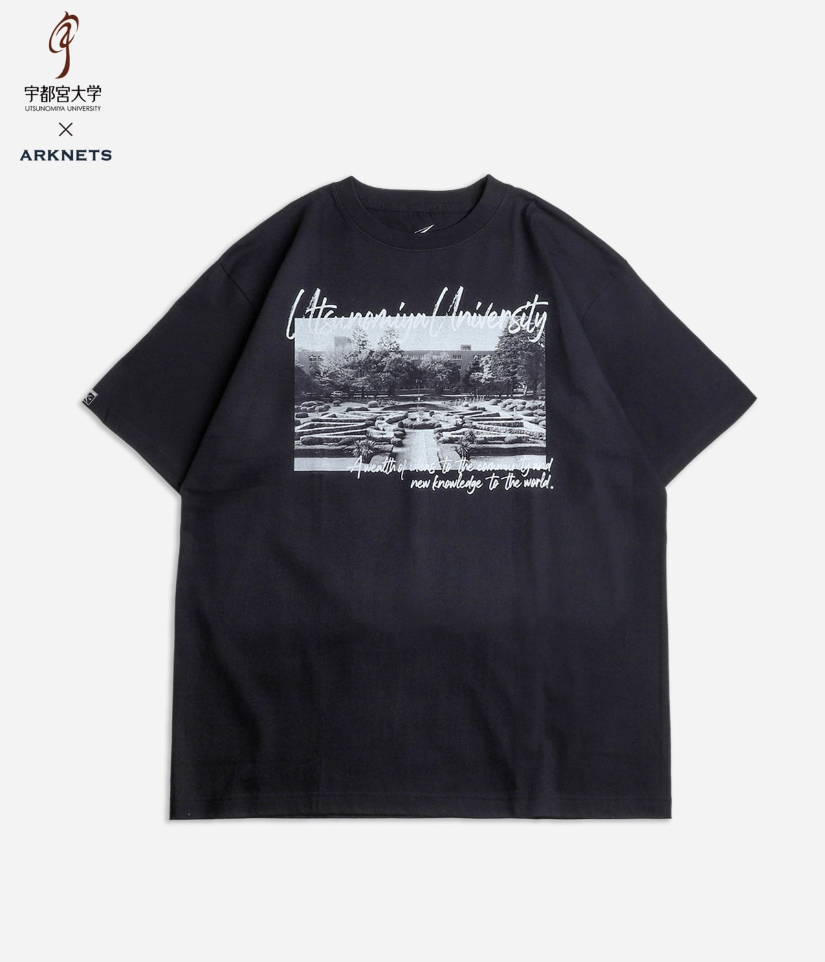 ONLY ARK】宇都宮大学×ARKnets フランス式庭園フォトTシャツ | WP 