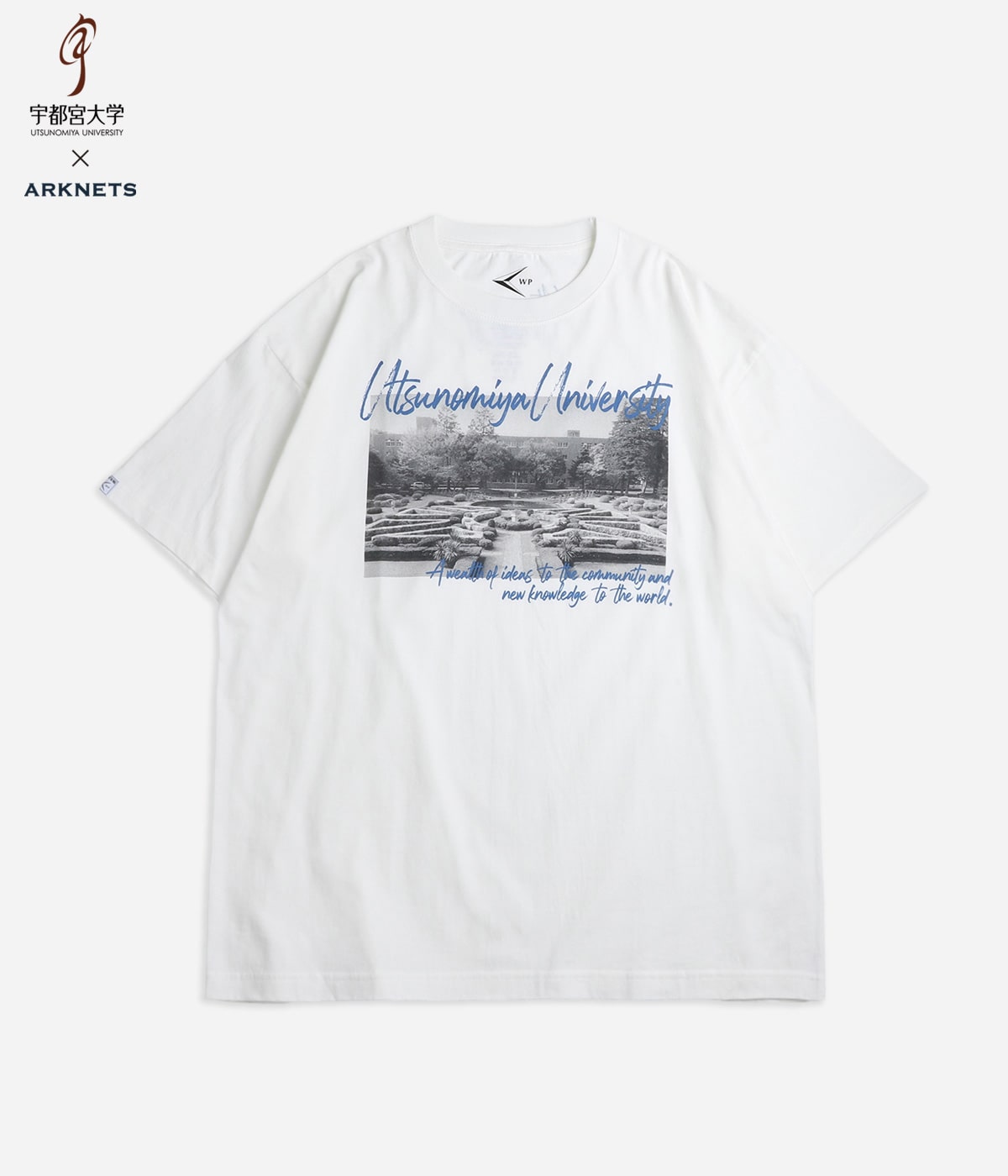 ONLY ARK】宇都宮大学×ARKnets フランス式庭園フォトTシャツ | WP 