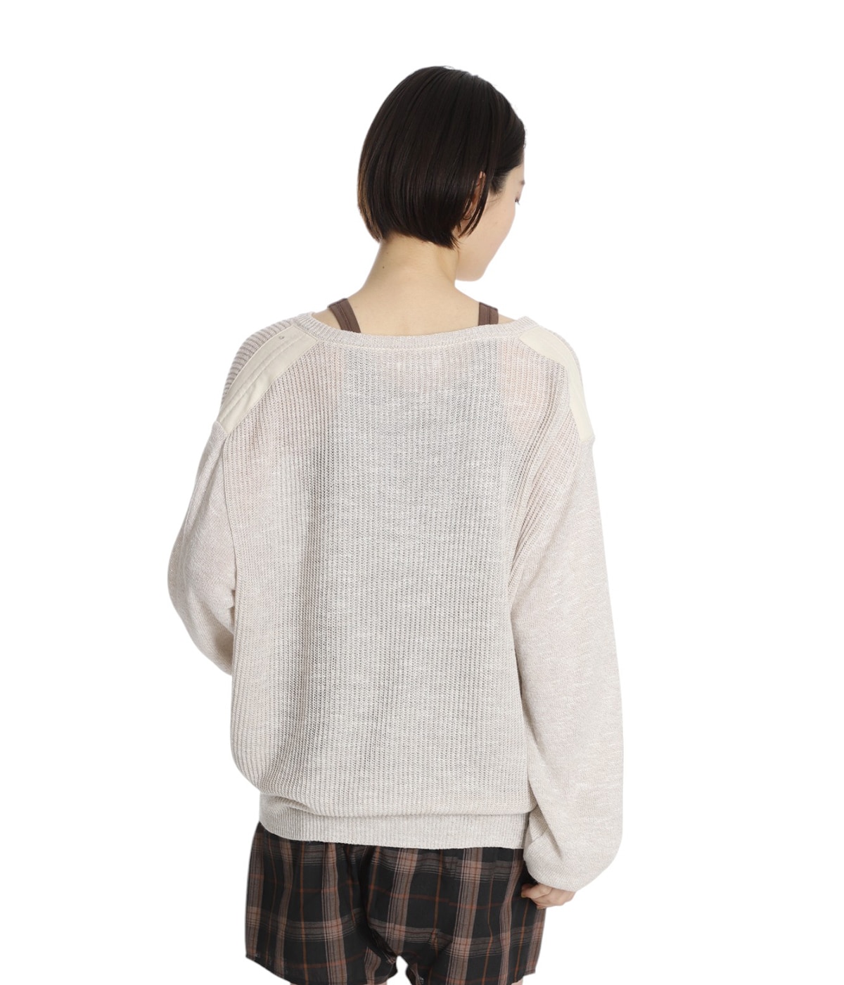 20AW FUMIKA UCHIDA フミカ ウチダ ハイネックニット オーバーサイズ レディース トップス 無地ASH GREEN 36 FUMIKA_UCHIDA 20AW FUMIKA UCHIDA フミカ ウチダ ハイネック
