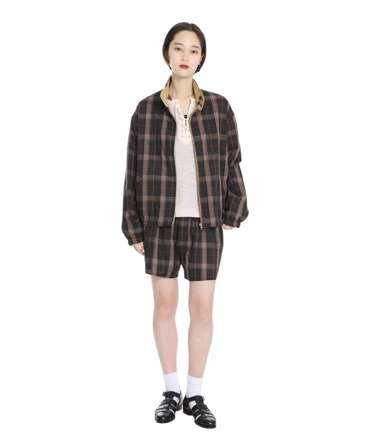 レディース】PLAID TRUNK SHORTS | FUMIKA_UCHIDA(フミカ ウチダ