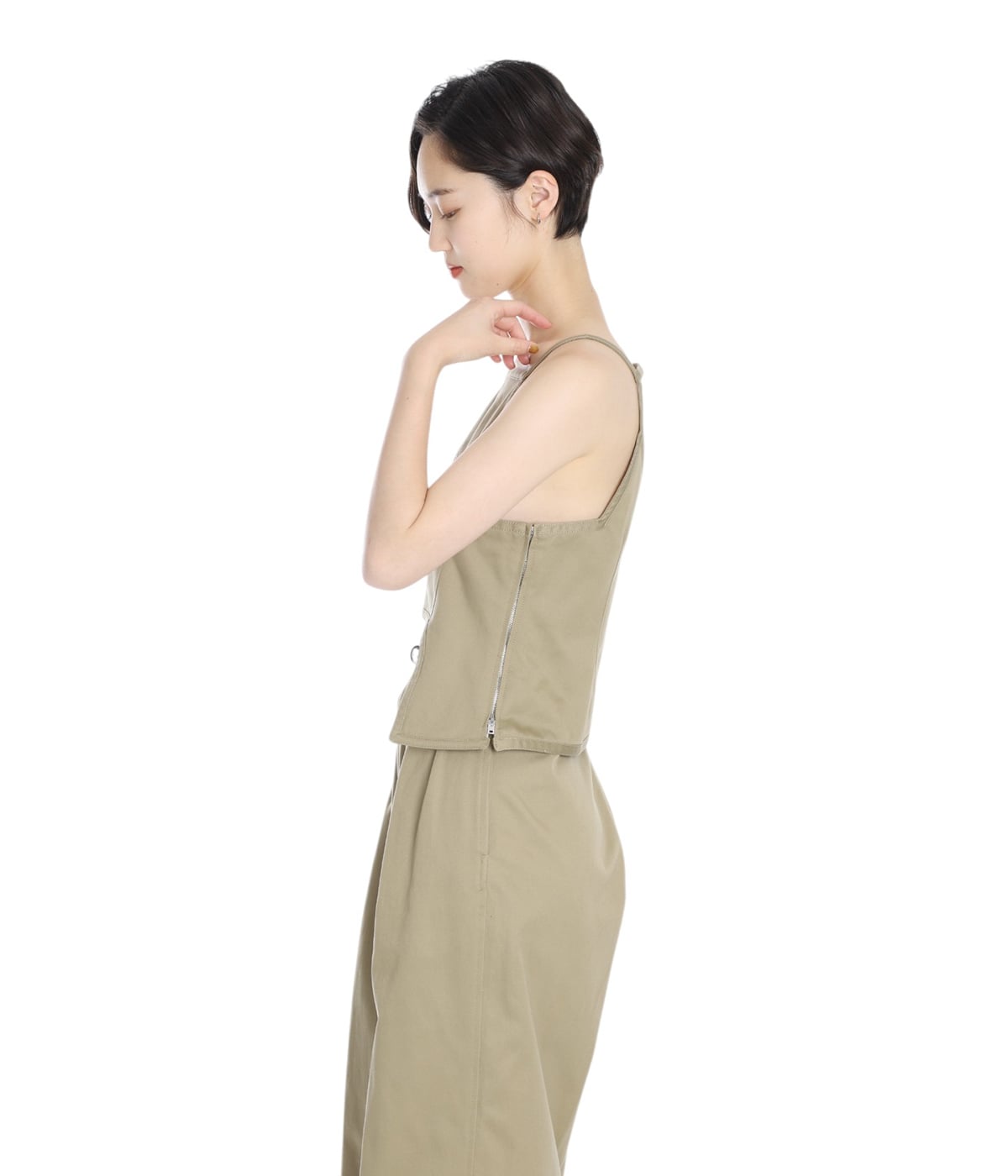 レディース】UNIFORM WEAPON SQUARE-NECK TOP | FUMIKA_UCHIDA