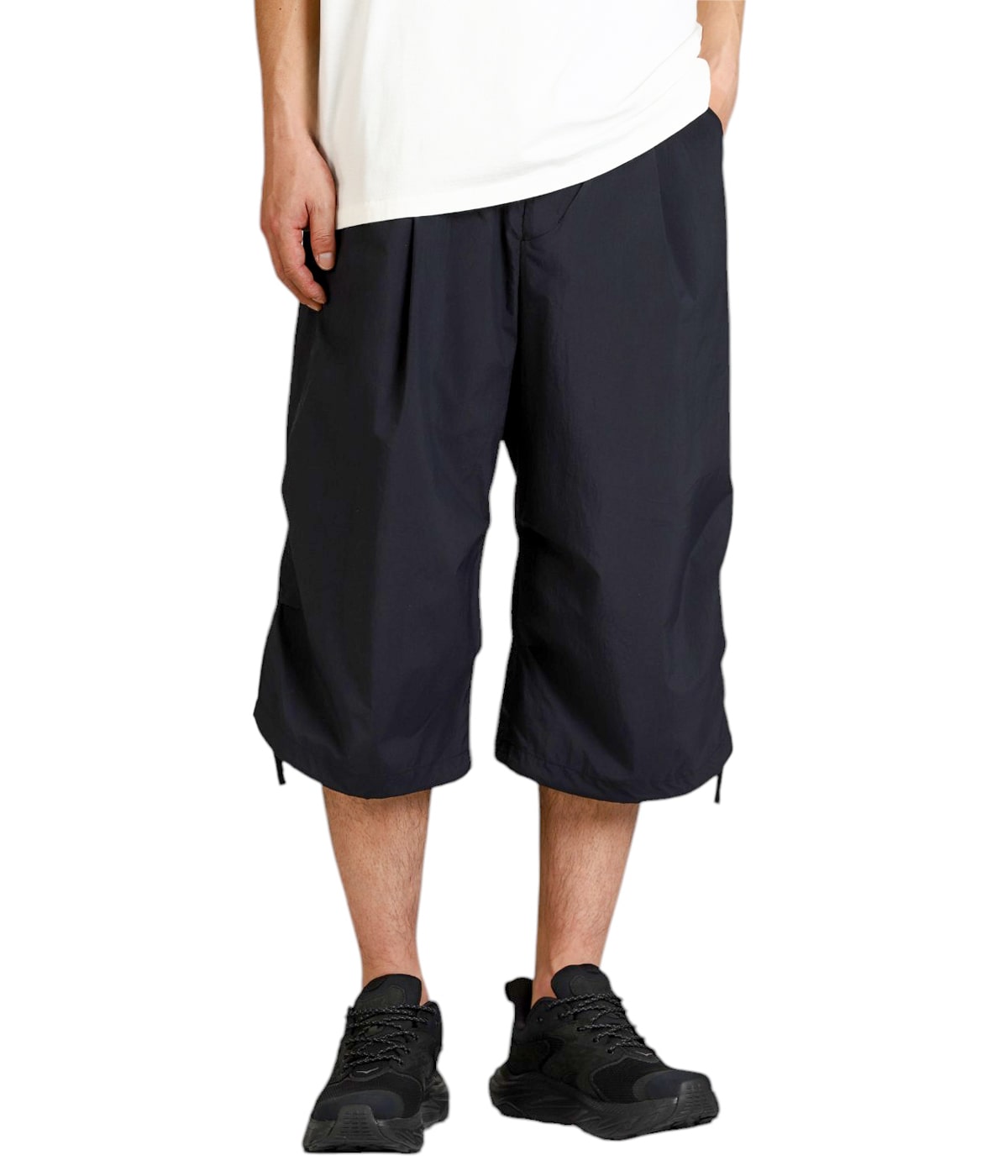 Deuxieme Classe taffeta half パンツ 23SS C/F/W OX PLEATS HALF PANTS(S BLACK): Vintage｜THE SHOP YOHJI