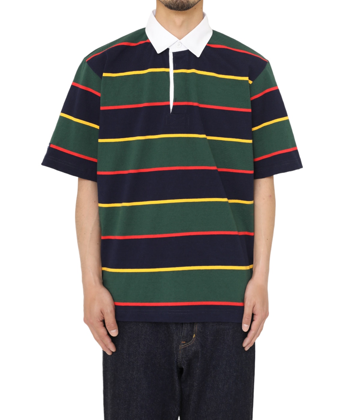 バーバリアン XL ラガーシャツ ポロシャツ 半袖 カットソー Tシャツ Barbarian tシャツ 「BARBARIAN / バーバリアン」 12oz ロング