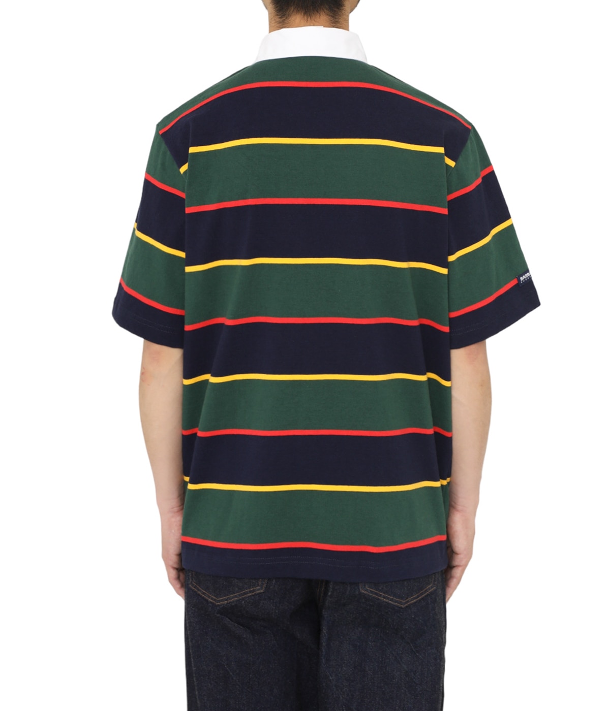 バーバリアン XL ラガーシャツ ポロシャツ 半袖 カットソー Tシャツ LIGHT WEIGHT Rugby Collar Short Sleeve Shirts | BARBARIAN