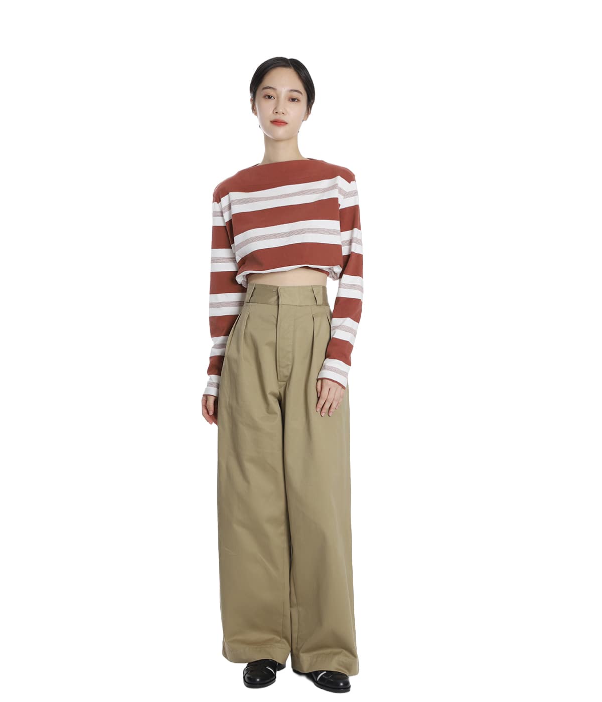 レディース】COTTON JERSEY CROPPED TOP | FUMIKA_UCHIDA(フミカ