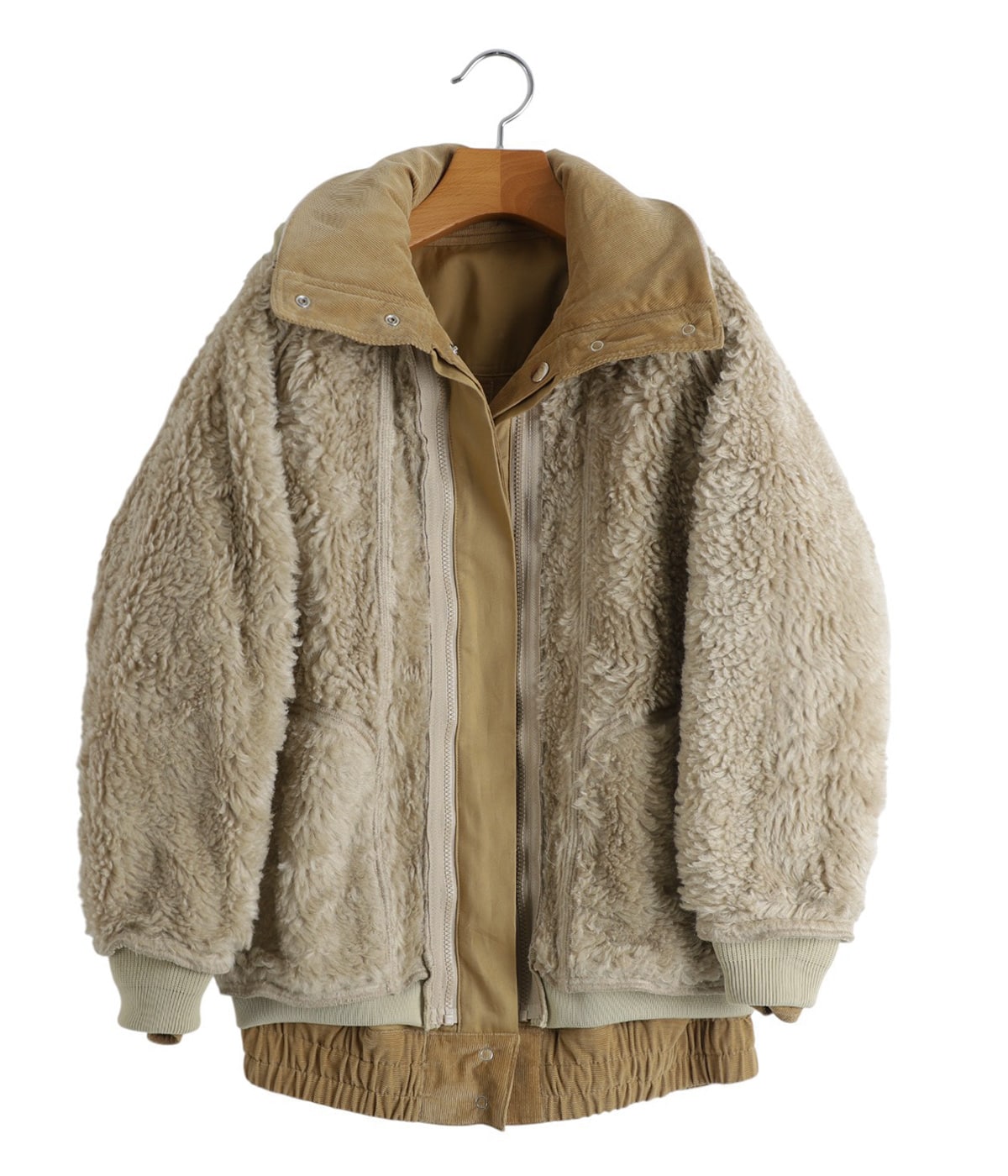 FUMIKAUCHIDA BOA REVERSIBLEジャケット FUMIKA_UCHIDA / BOA REVERSIBLE BLOUSON ( NATURAL ) | JUQUI Online
