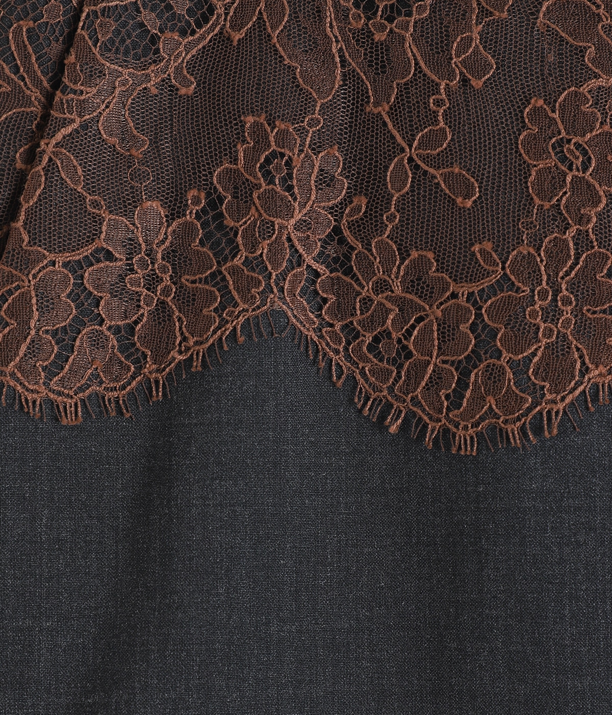 レディース】SUITING LACE WAIST MINI SKIRT | FUMIKA_UCHIDA(フミカ