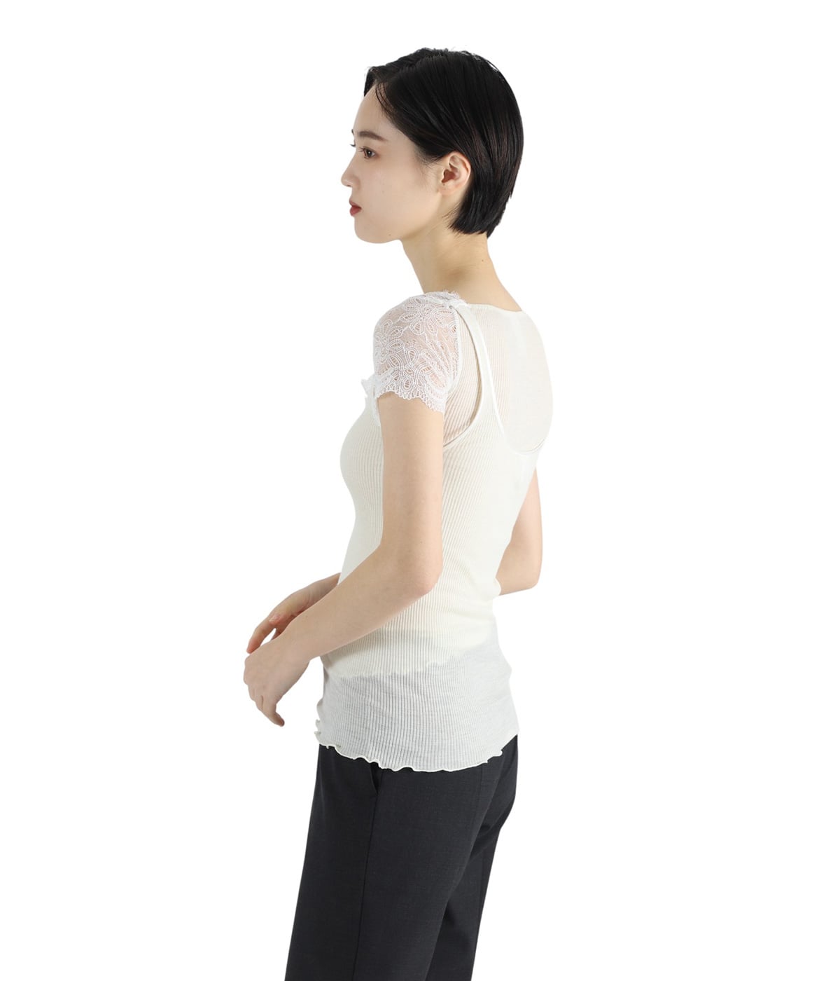 レディース】RIB CAMISOLE UNDERWEAR | FUMIKA_UCHIDA(フミカ ウチダ