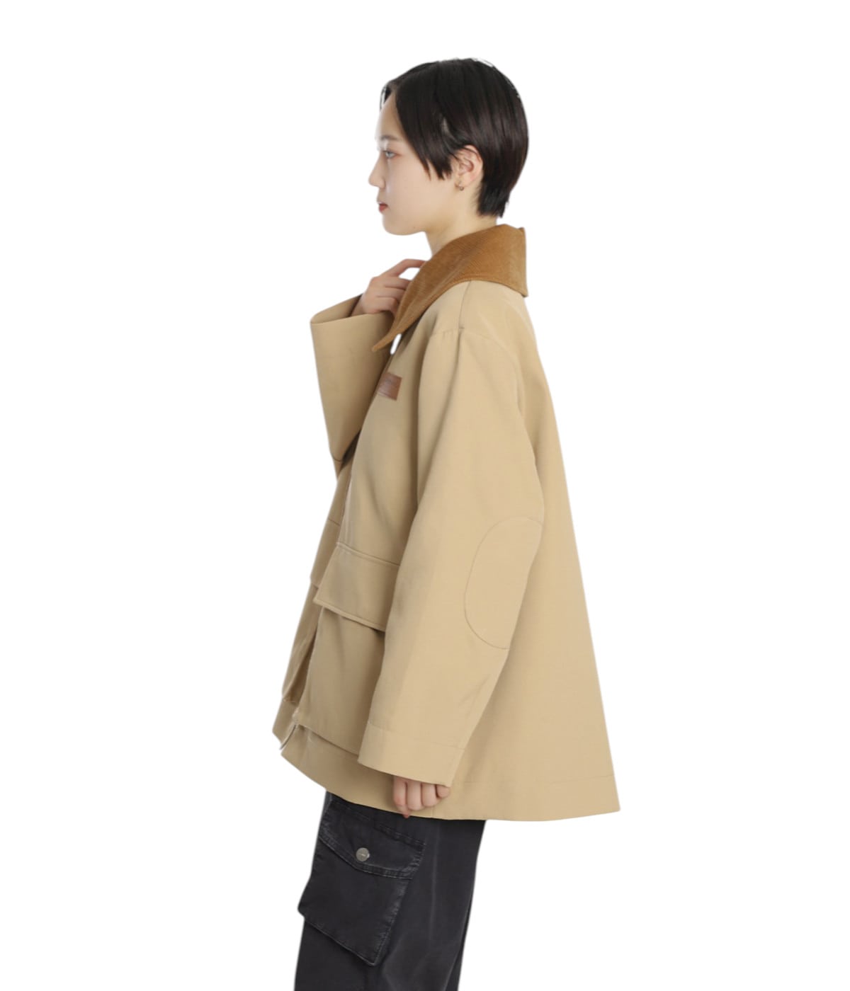 新品GANNIナイロンコート ガニーリラックスフィット コート ADAM ET ROPE'｜【GANNI(ガニー)】 Tech Seersucker Oversized