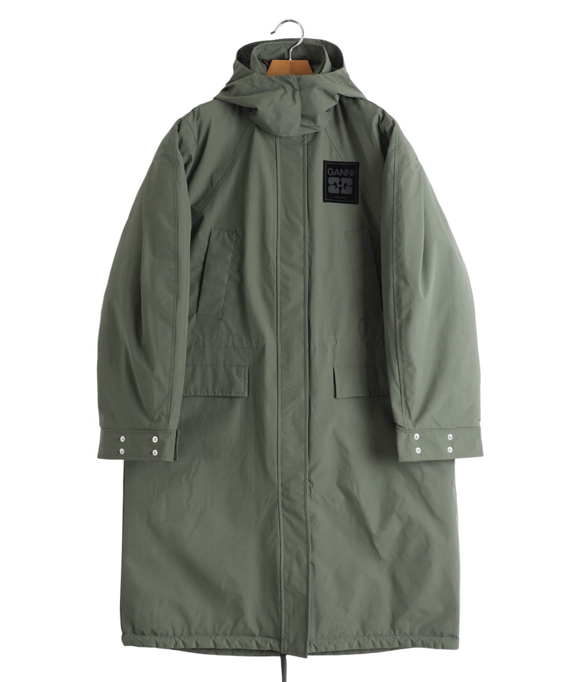 レディース】Ripstop Tri-Layer Parka Coat | GANNI(ガニー