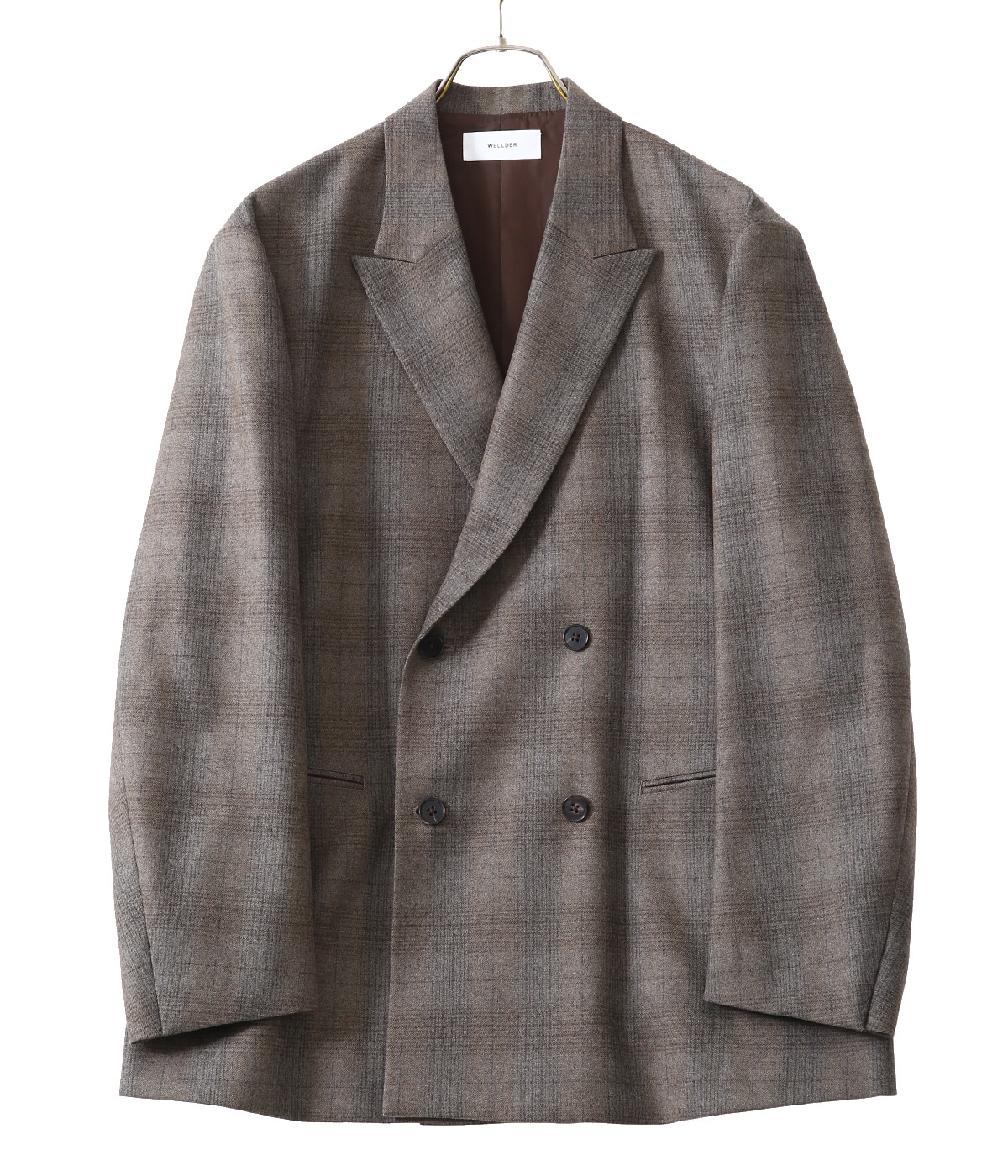 ジャケット・アウター WELLDER Double Breasted Balmacaan Coat WELLDER : Double Breasted Balmacaan coat : BIRTH DAY