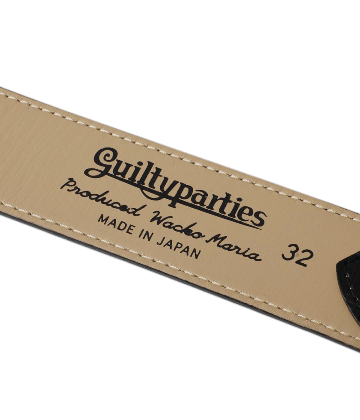 WACKO MARIA　LEATHER BELT ( TYPE-1 ) クロコダイル レザーベルト WMGP-BL03 | ワコマリア – CRACKER'S