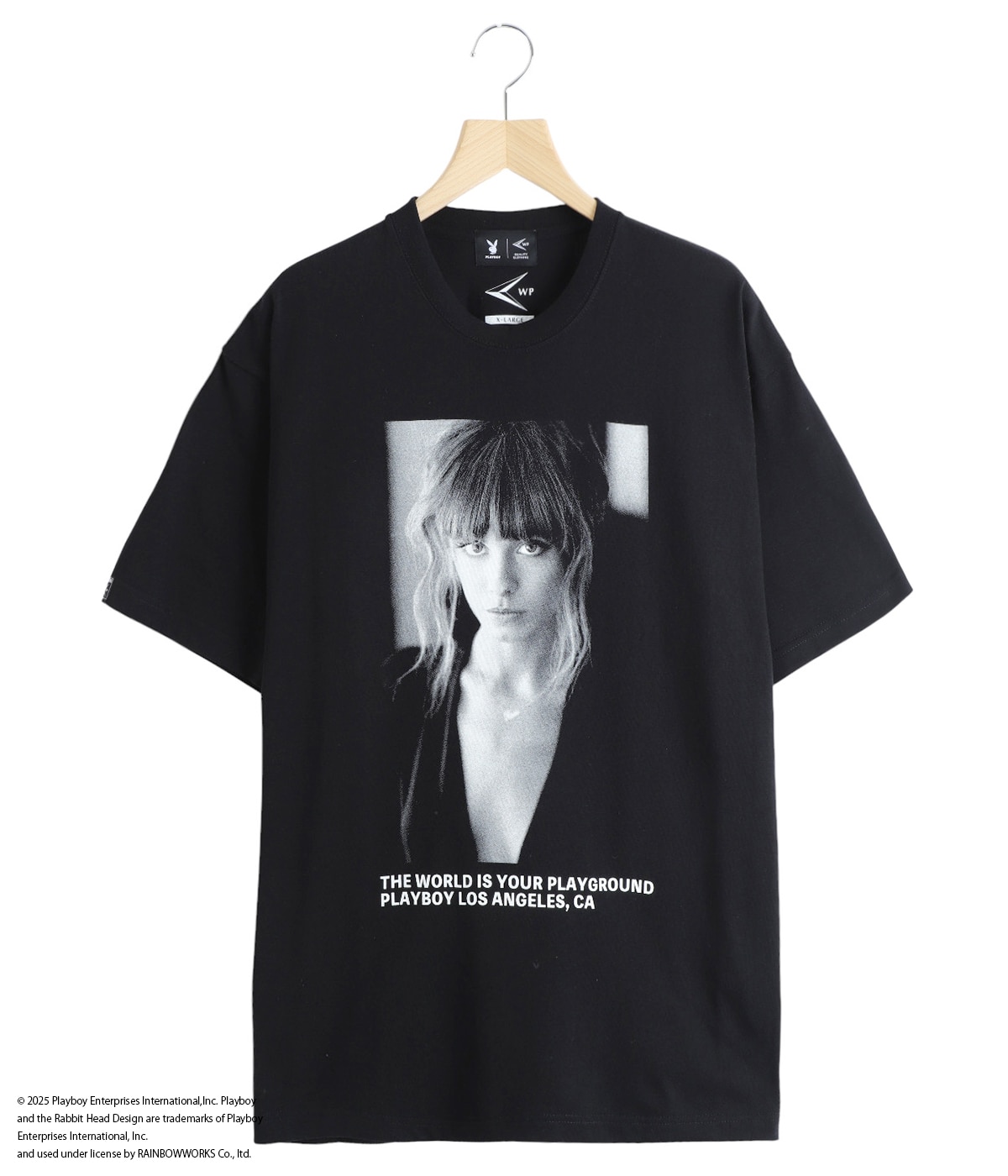 PLAYBOY プレイボーイ Tシャツトップス 黒 ブラック 白 ホワイト 予約】WP Limited Series PLAYBOY PHOTO2 | WP(ダブリューピー