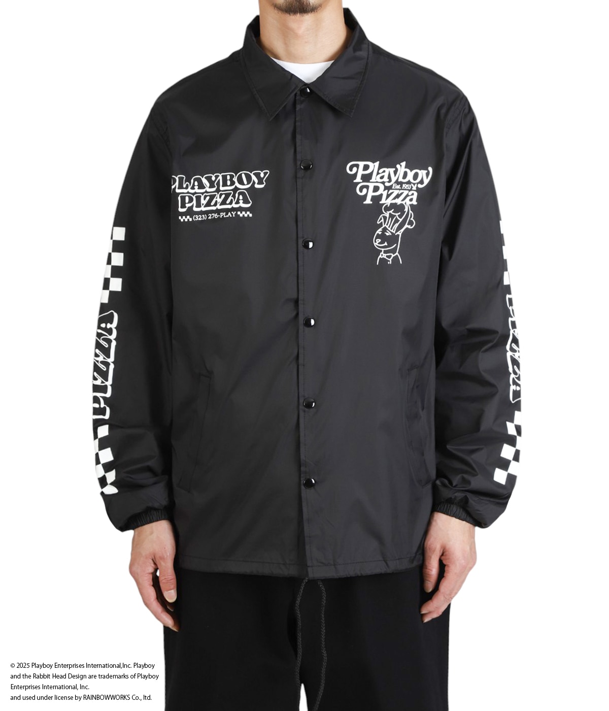 美品 PLAYBOY Bill Wall Leather コーチジャケット XL 美品 PLAYBOY Bill Wall Leather コーチジャケット XL 2025年