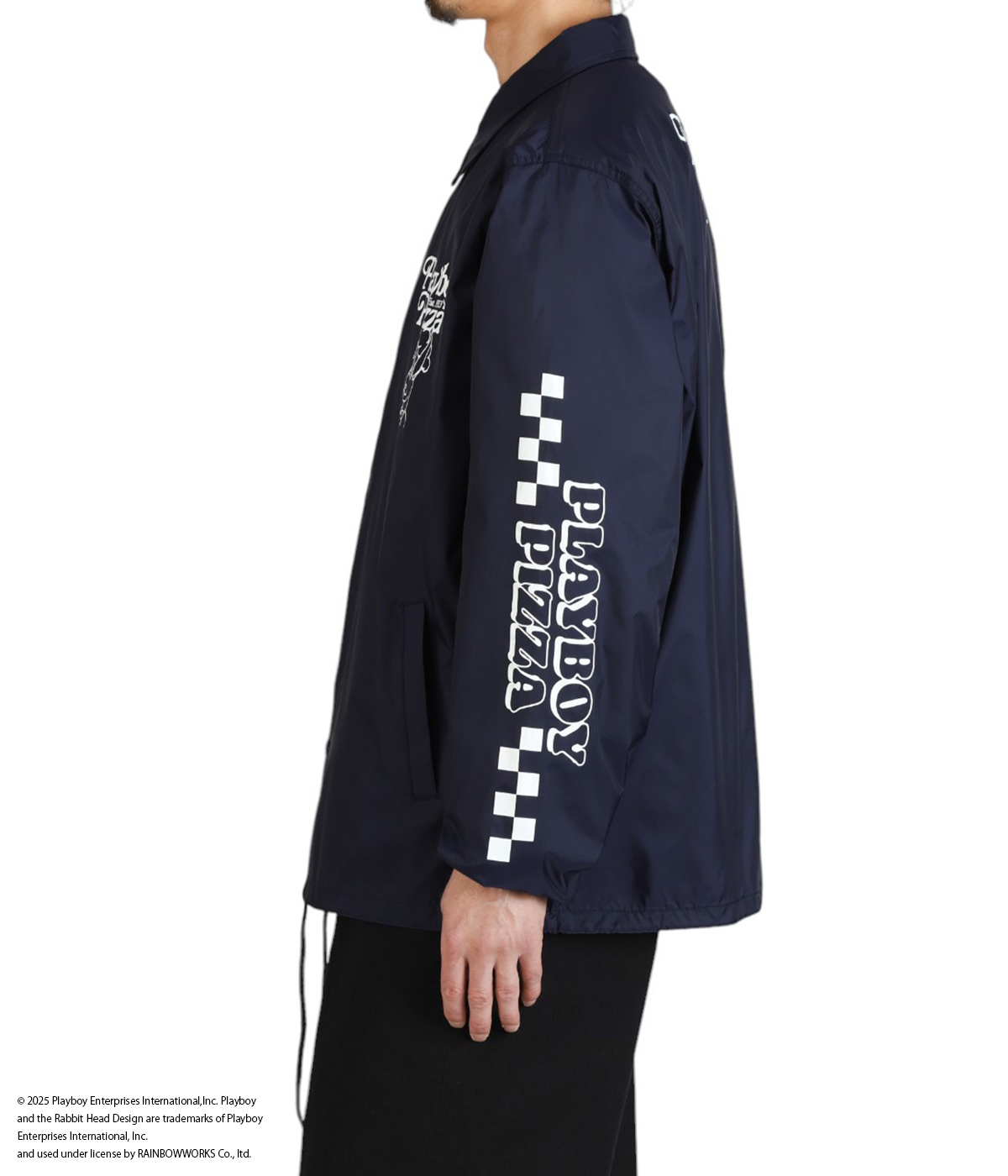 美品 PLAYBOY Bill Wall Leather コーチジャケット XL autosport web shop / 東京オートサロン PLAYBOYコラボ コーチ