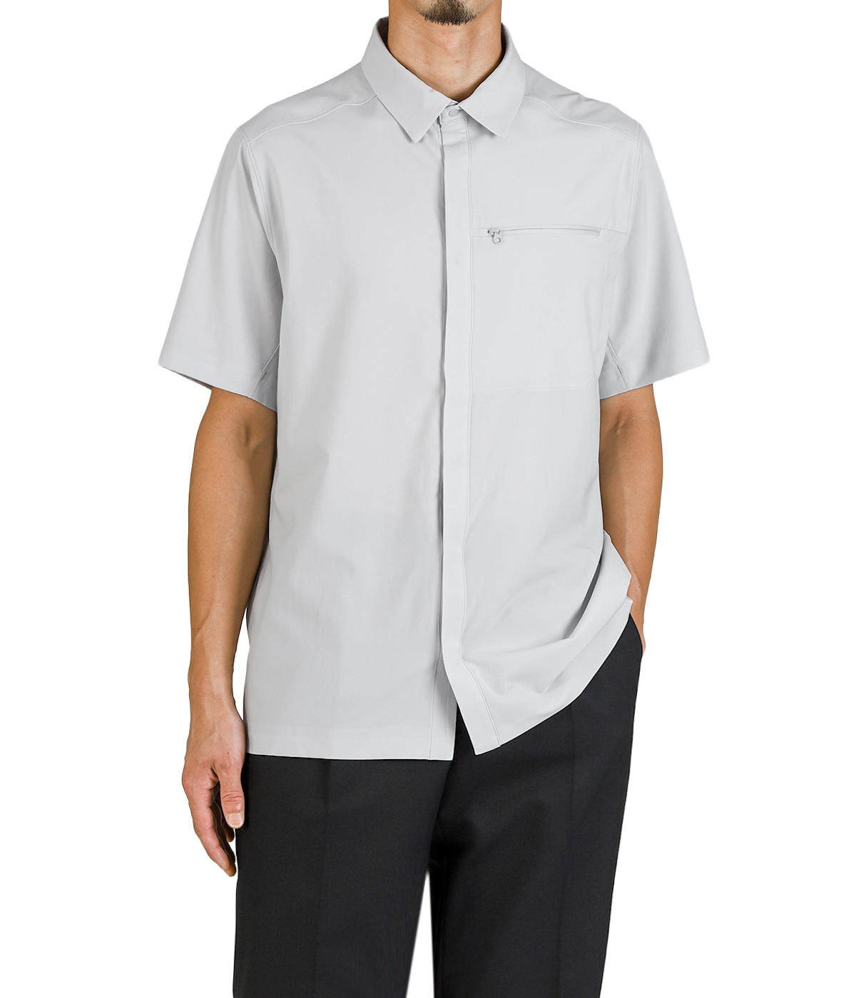 【新品】アークテリクス　スカイラインSSシャツ solitude M ARC'TERYX(アークテリクス) Skyline SS Shirt(スカイライン
