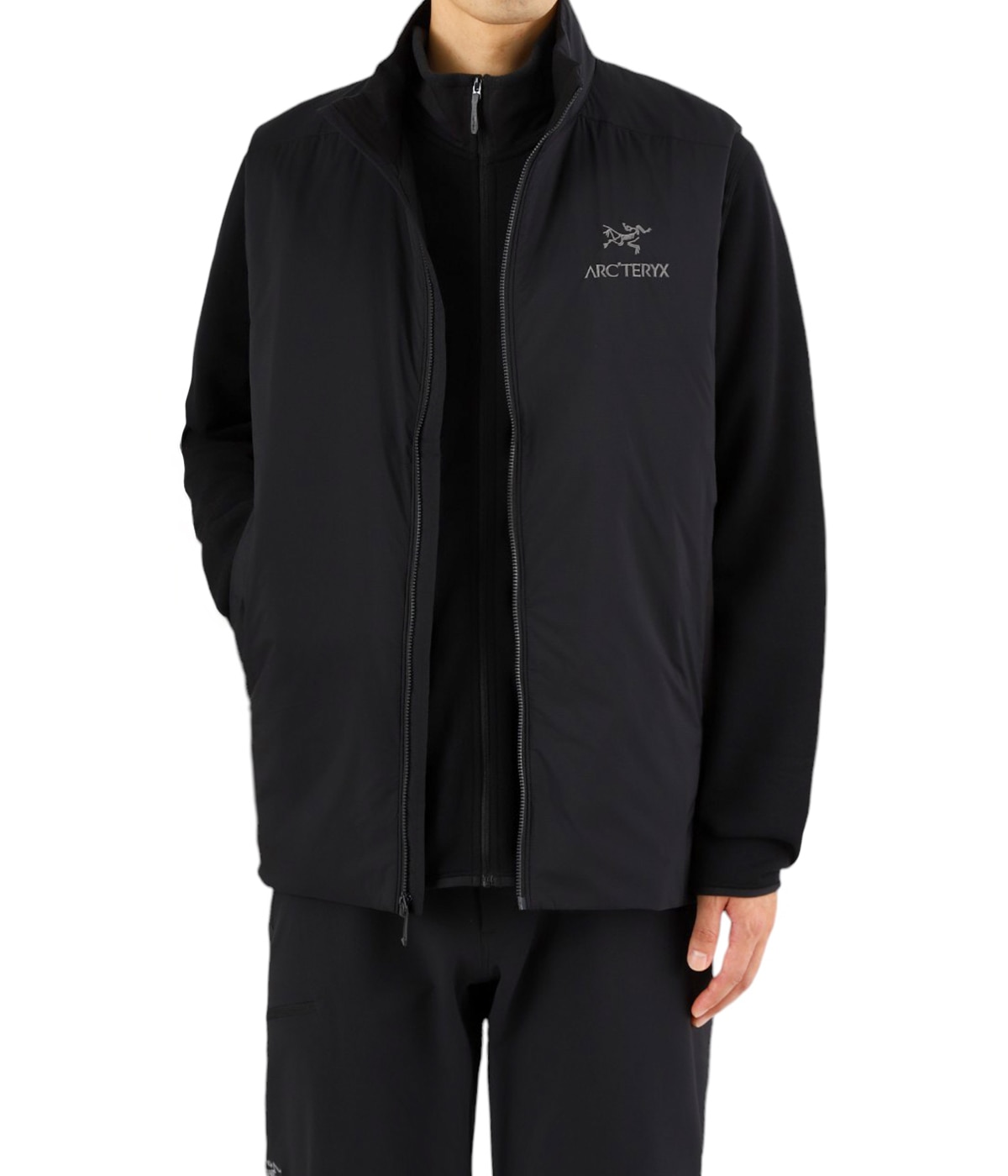 ARC'TERYX ATOM VEST ブラック Lサイズ 現行 Arc'teryx Men's Atom Vest M in Black Sapphire Arc'teryx