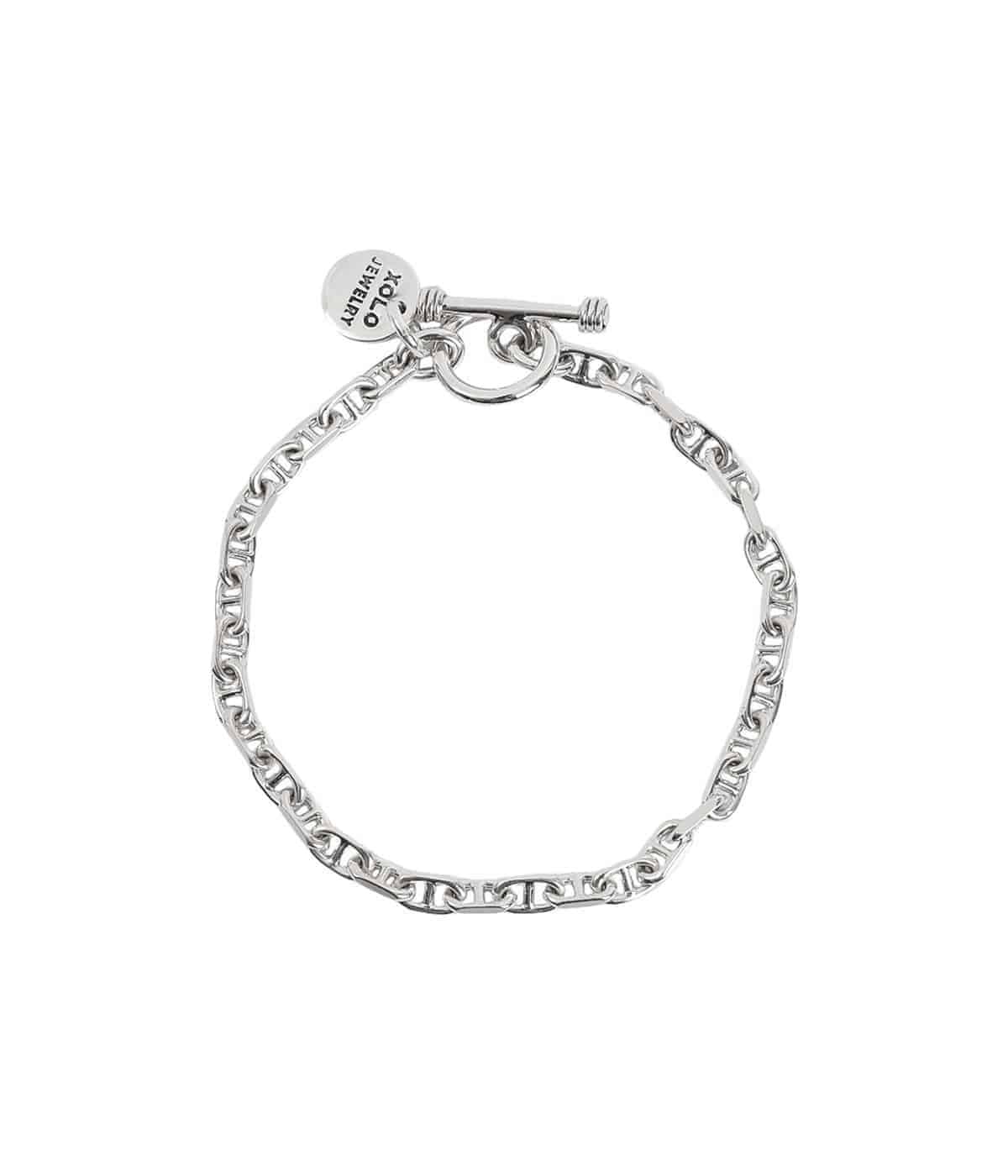 Solid Anchor Link Bracelet -4mm-