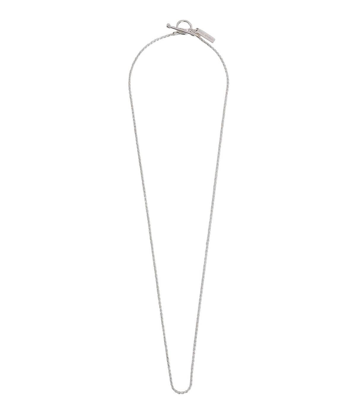 Tiny French Rope Link Necklace