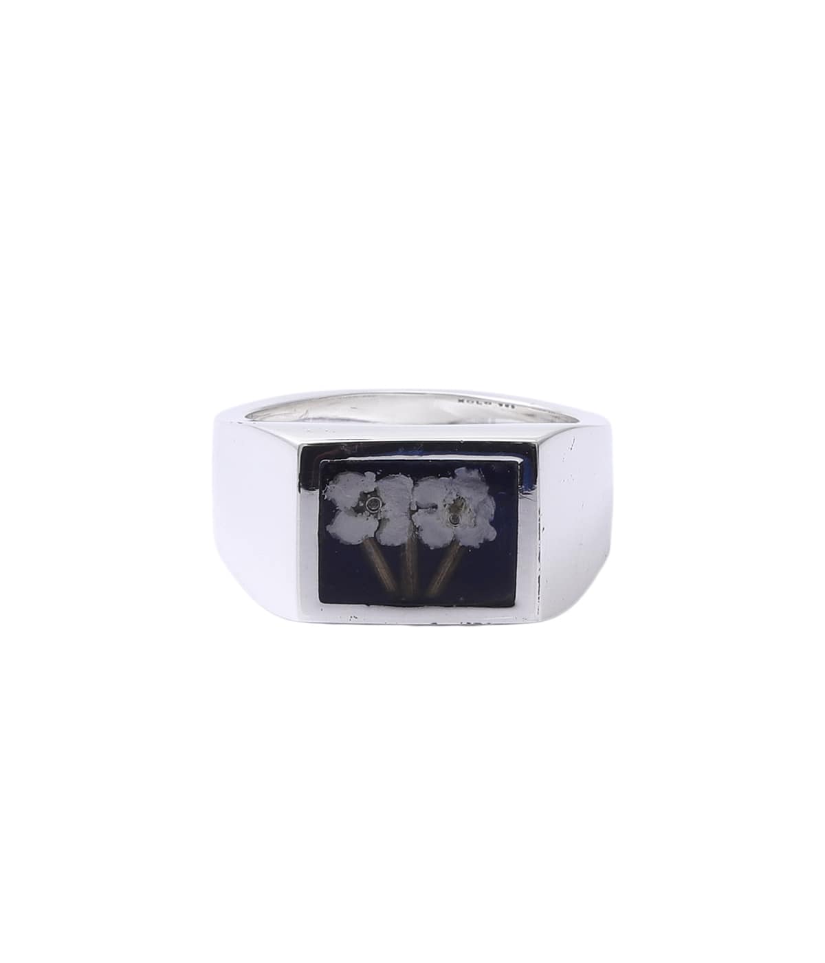 指輪・リング XOLO SignetRing with  Purple Flower 楽天市場】XOLO(ショロ) Signet Ring with Black Flower