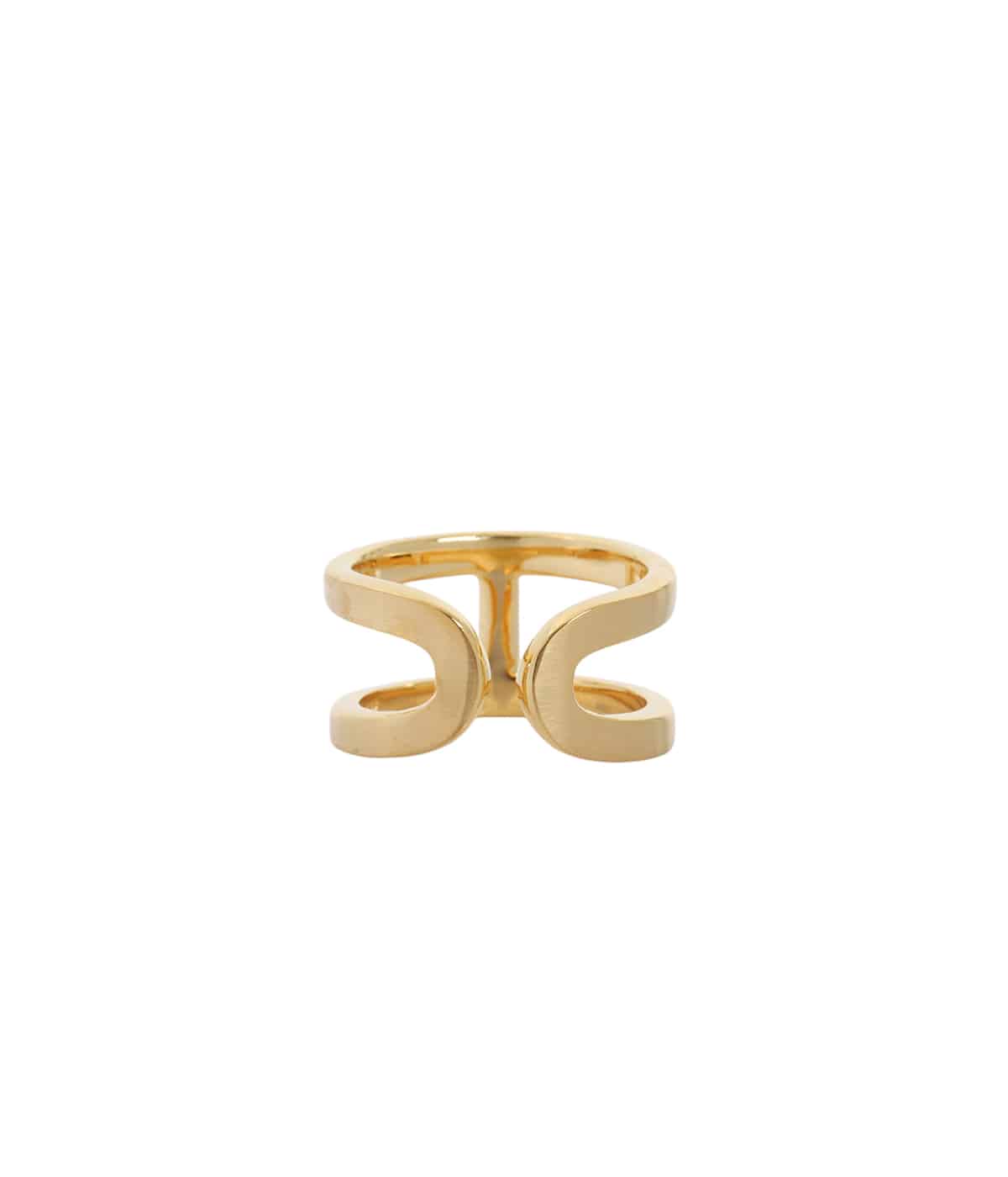 H Ring with Hair Line -Gold- | XOLO JEWELRY(ショロ