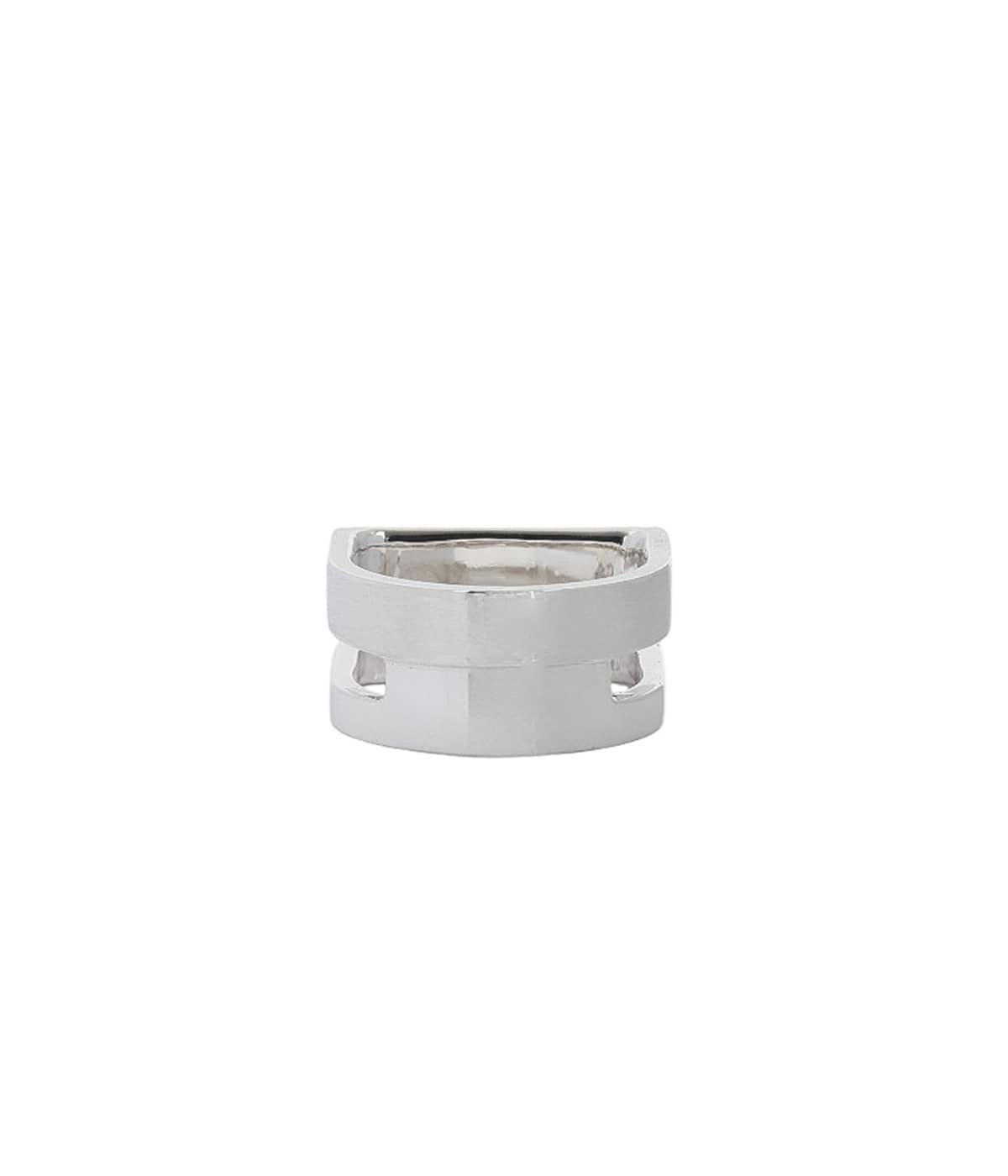 Different Width Ring with Hair Line | XOLO JEWELRY(ショロ
