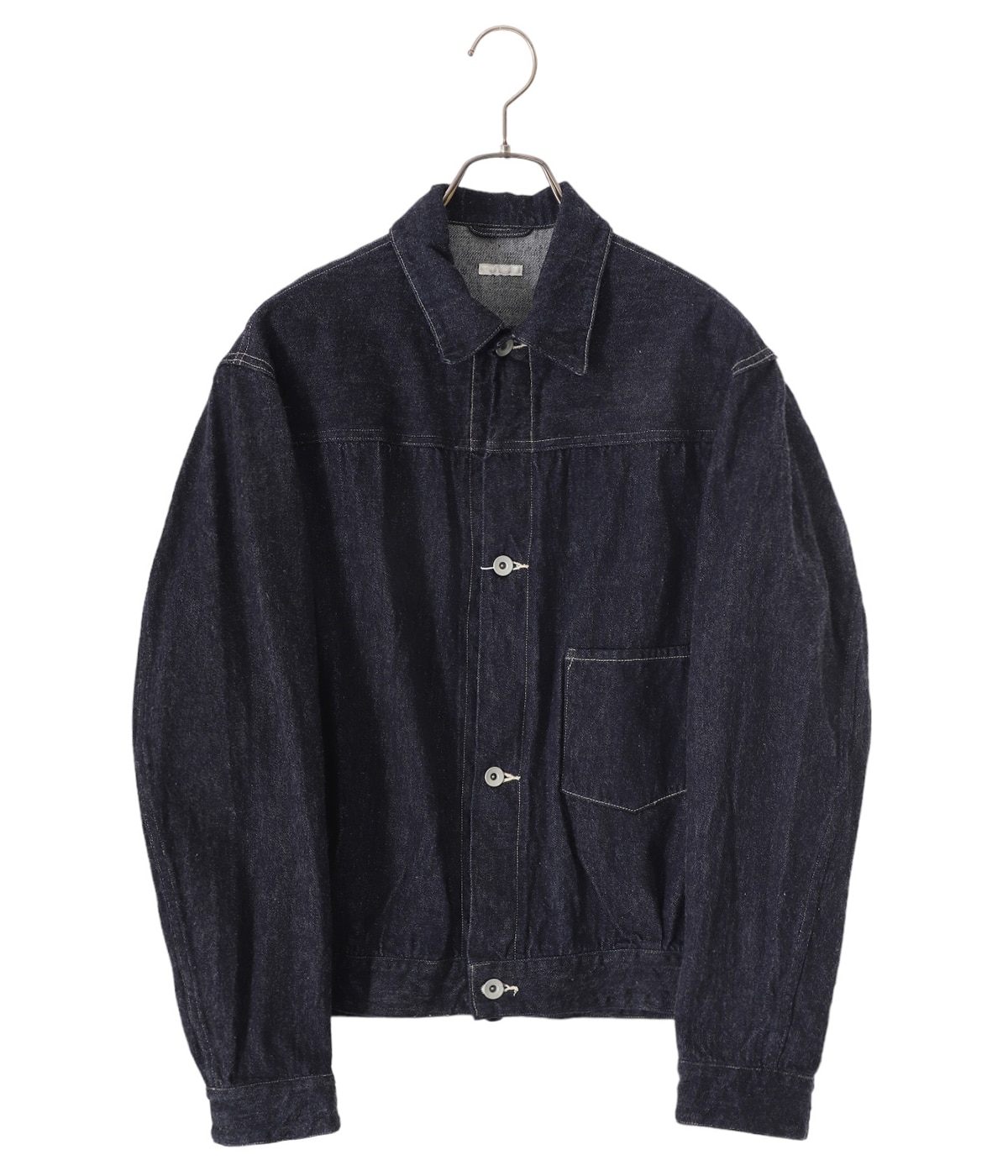 24AW COMOLI コモリデニム ジャケットブラック 2 COMOLI - comoli 24aw デニム レザー ワークジャケット size 2