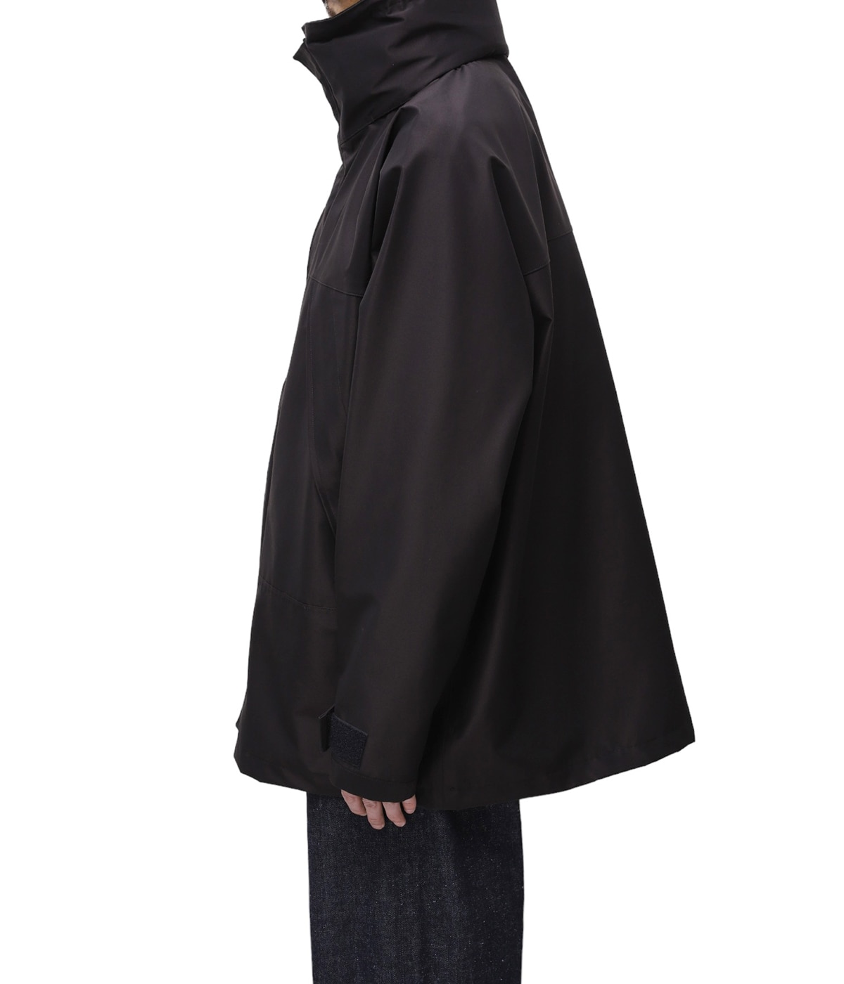 COMOLI 3レイヤーコットンシルクパーカ　サイズ1 23AW ブラウン COMOLI 3レイヤー コットン シルク パーカ,Brown – Navyblue