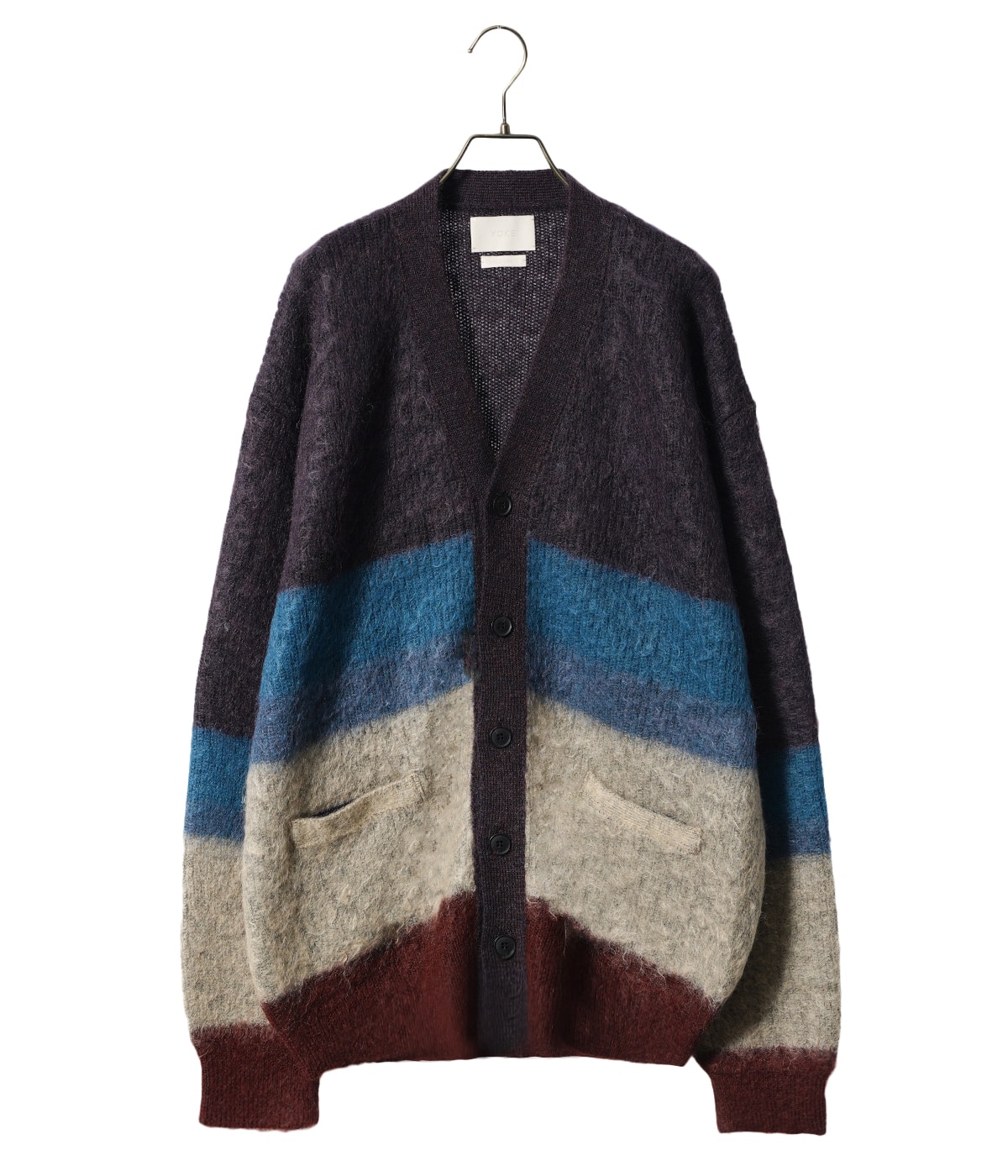 トップス yoke MOHAIR BORDER CARDIGAN MOHAIR BORDER CARDIGAN | YOKE(ヨーク) / トップス ニット