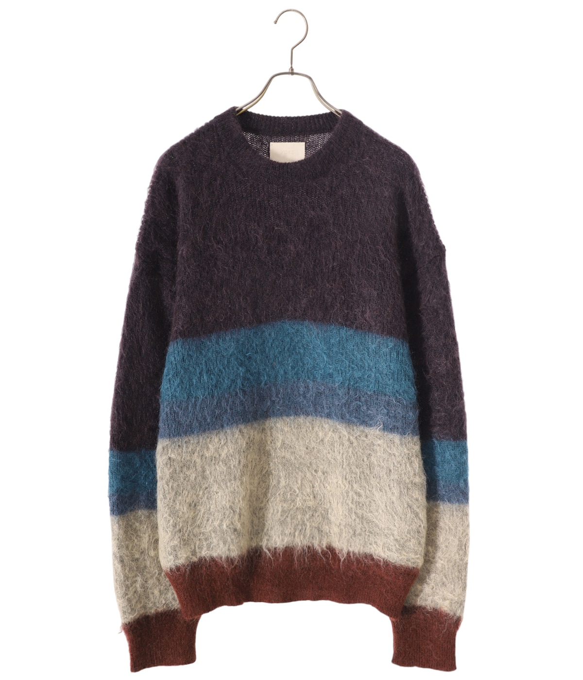 最安値 YOKE モヘアニット セーター YOKE / ヨーク | JACQUARD MOHAIR SWEATER - Blue | 通販 - 正規