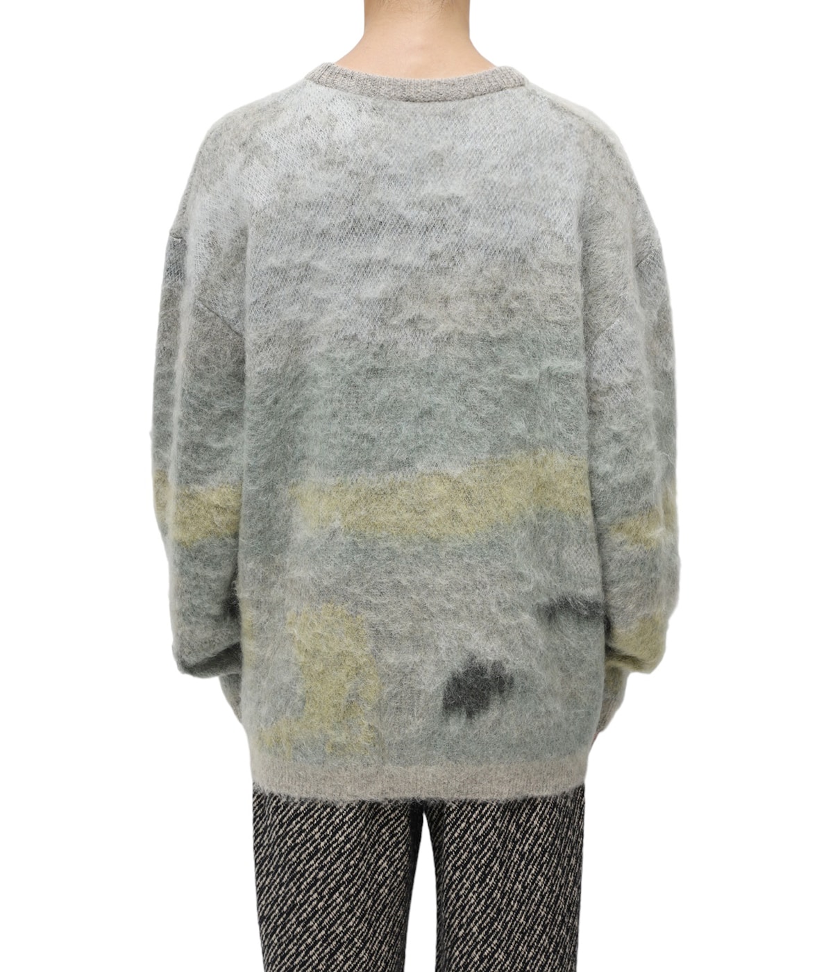 LANDSCAPE MOHAIR JACQUARD CREWNECK SWEATER | YOKE(ヨーク