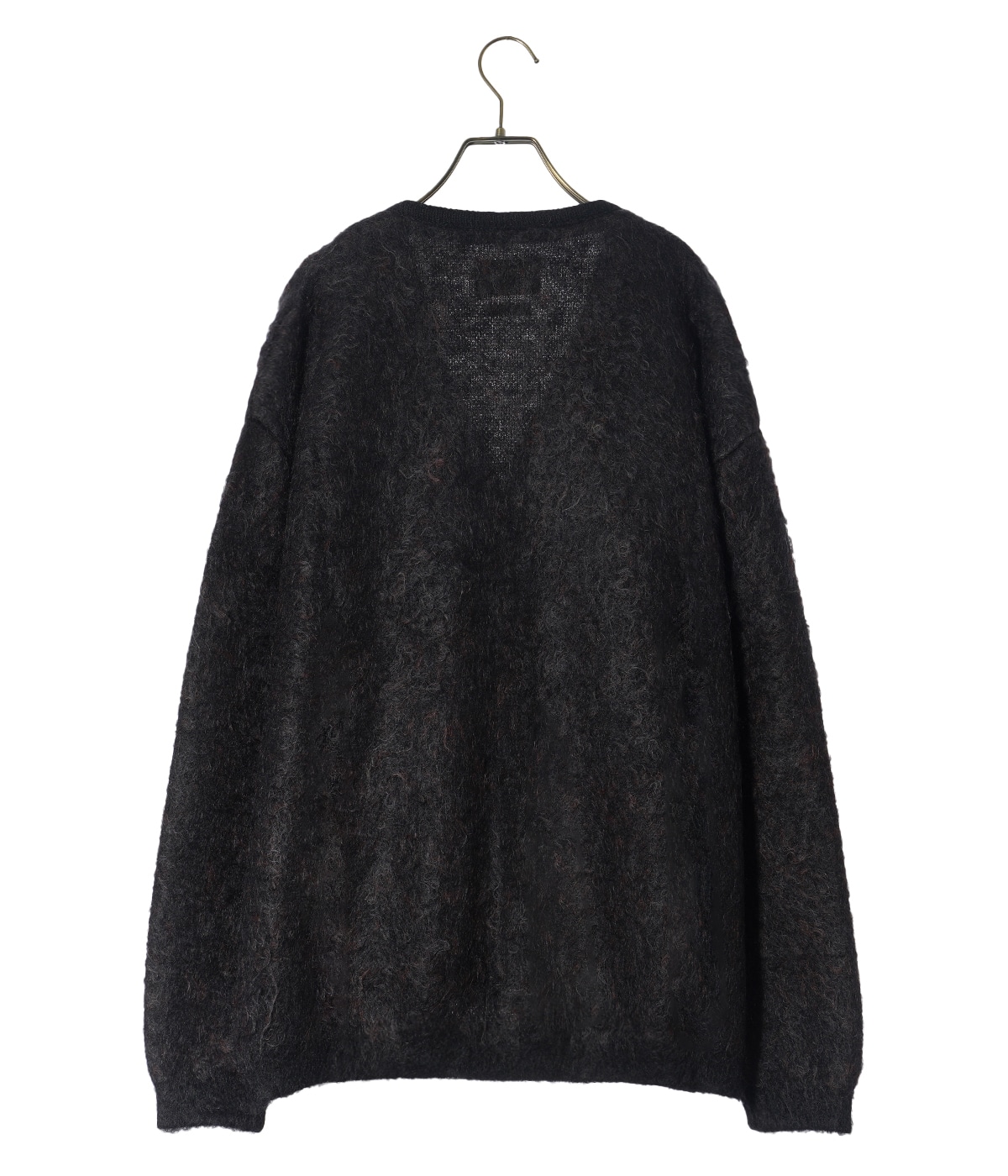 yoke loosed mohair cardigan カーディガン　size3 YOKE - ヨーク25SS TREE JAQUARD MOHAIR BUTTONED CARDIGAN