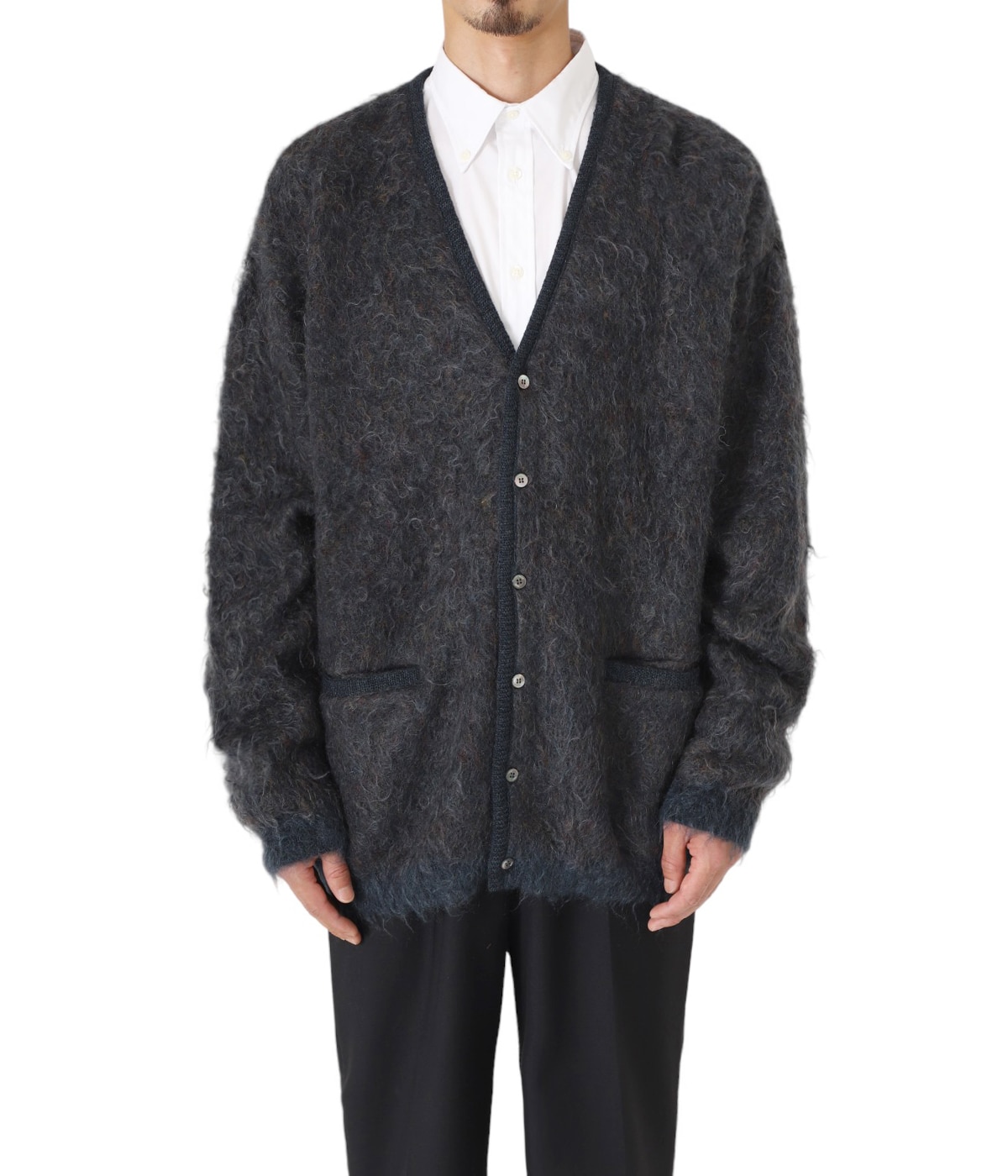 3COLOR JACQUARD MOHAIR CARDIGAN | YOKE(ヨーク) / トップス