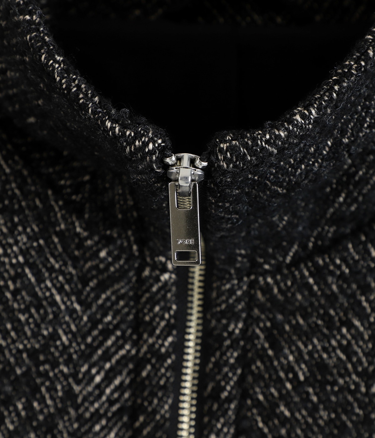 TWEED STAND COLLAR ZIP BLOUSON | YOKE(ヨーク) / アウター